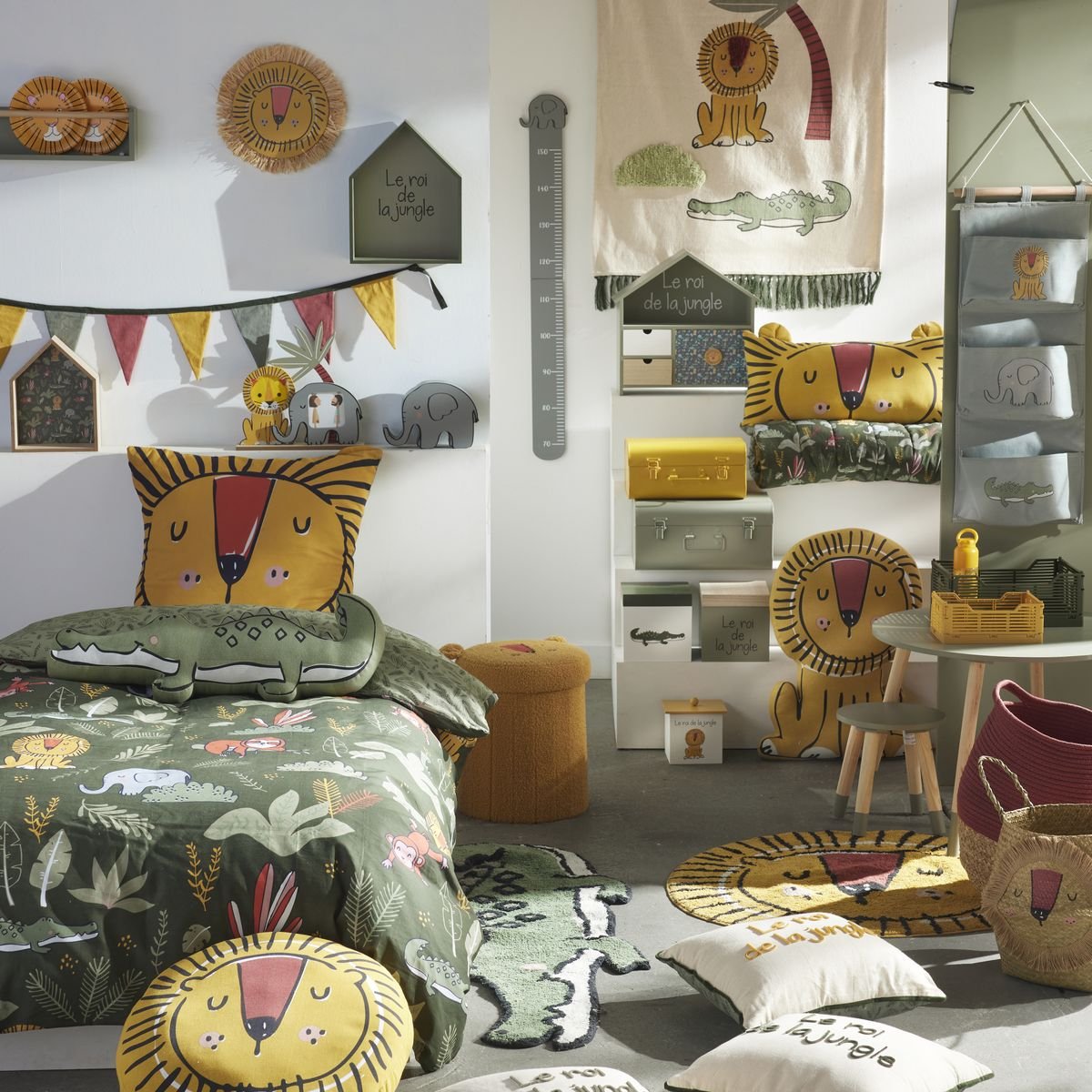 Folding plastic crate FACTORY Yellow