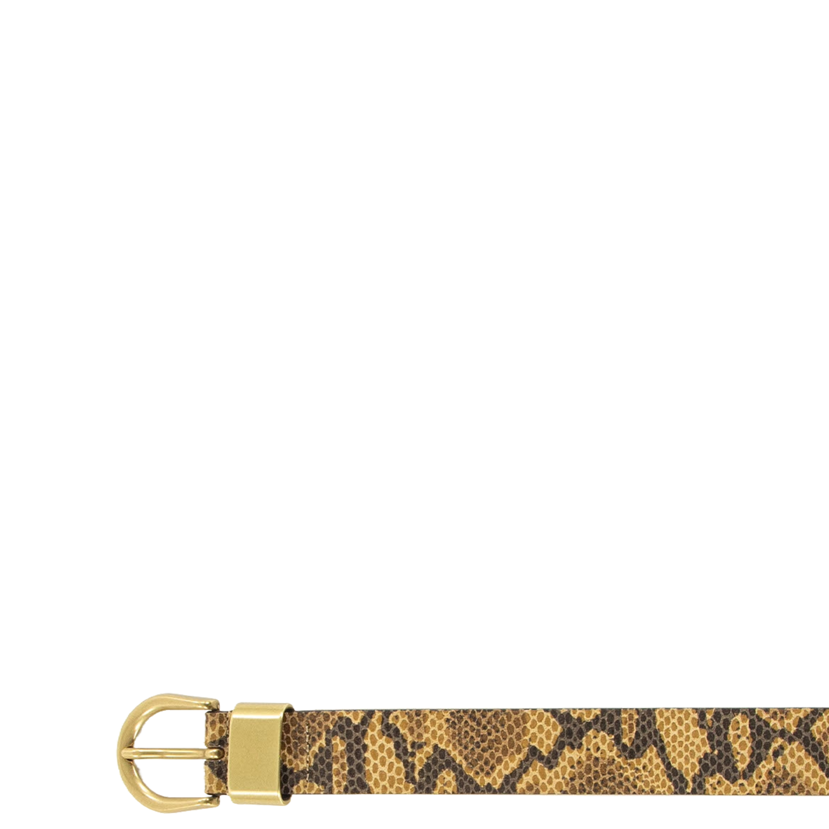 Ceinture en cuir SESSUN Jaune