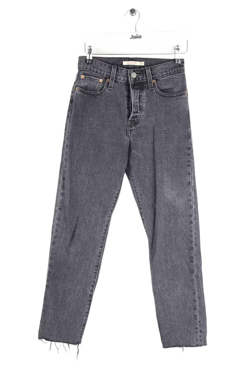 Cotton skinny jeans LEVI'S - Seconde main Grey