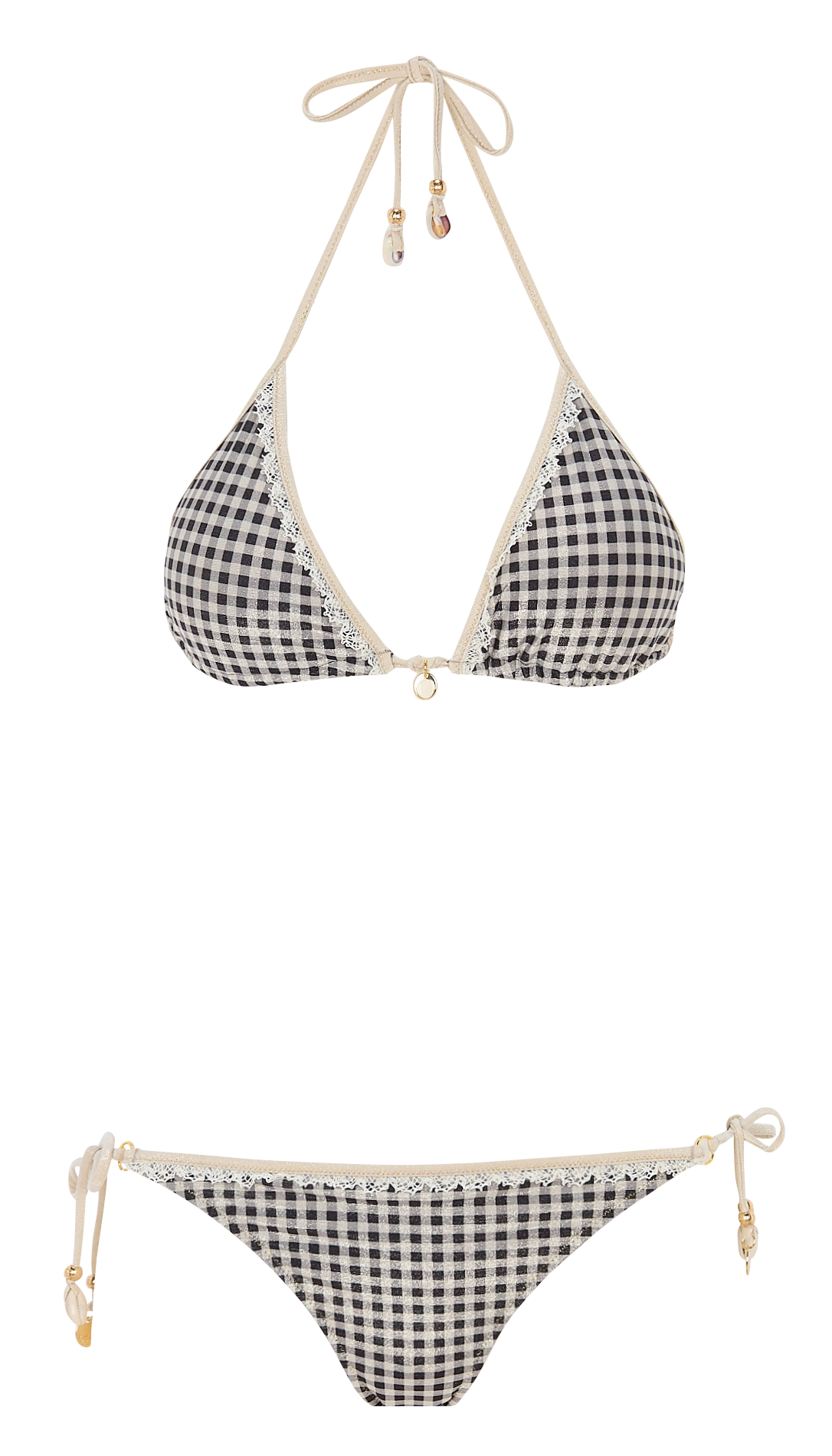 Maillot de bain 2 pièces imprimé BANANA MOON Noir