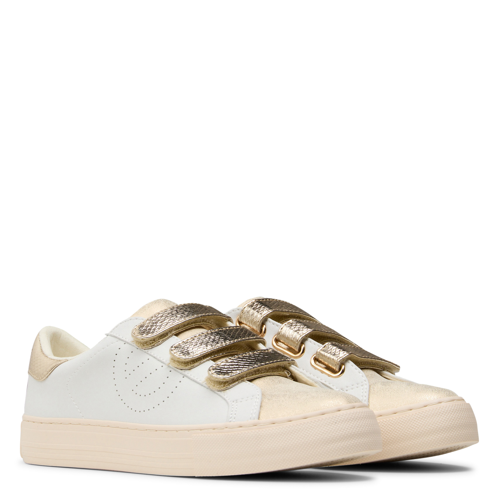 Baskets basses en cuir NO NAME Blanc