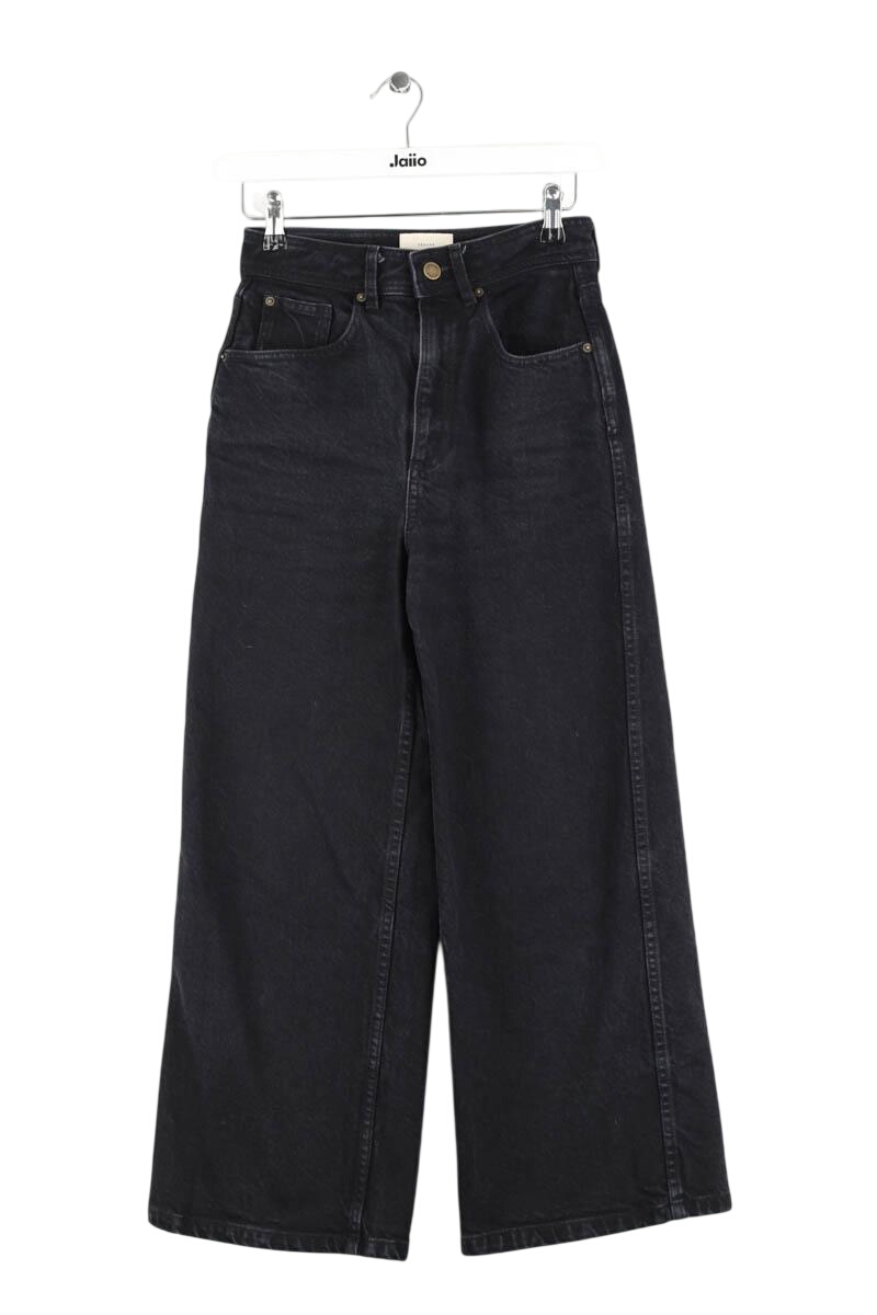 Straight cotton-blend pants SEZANE - Seconde main Black