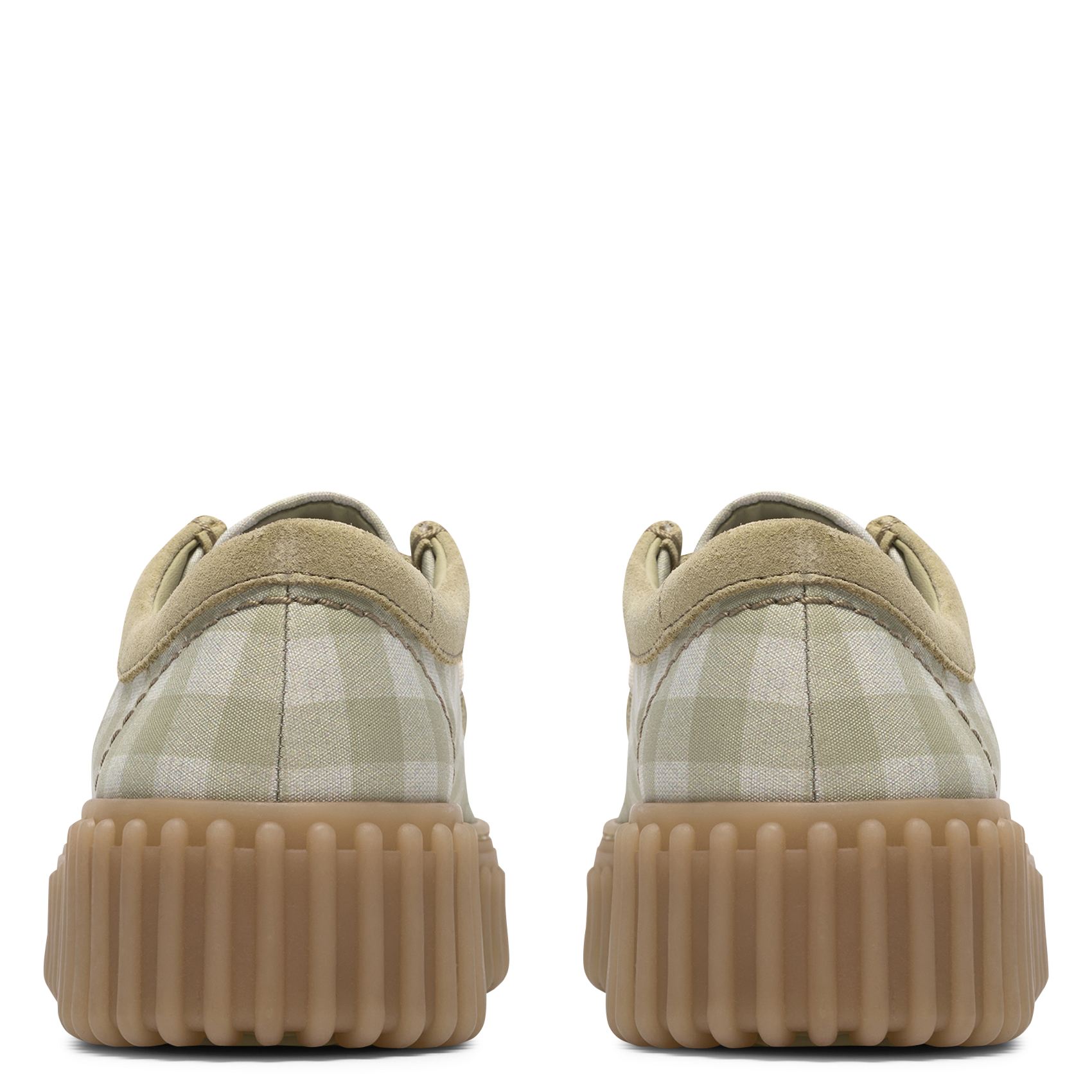 Printed canvas loafers CLARKS Green