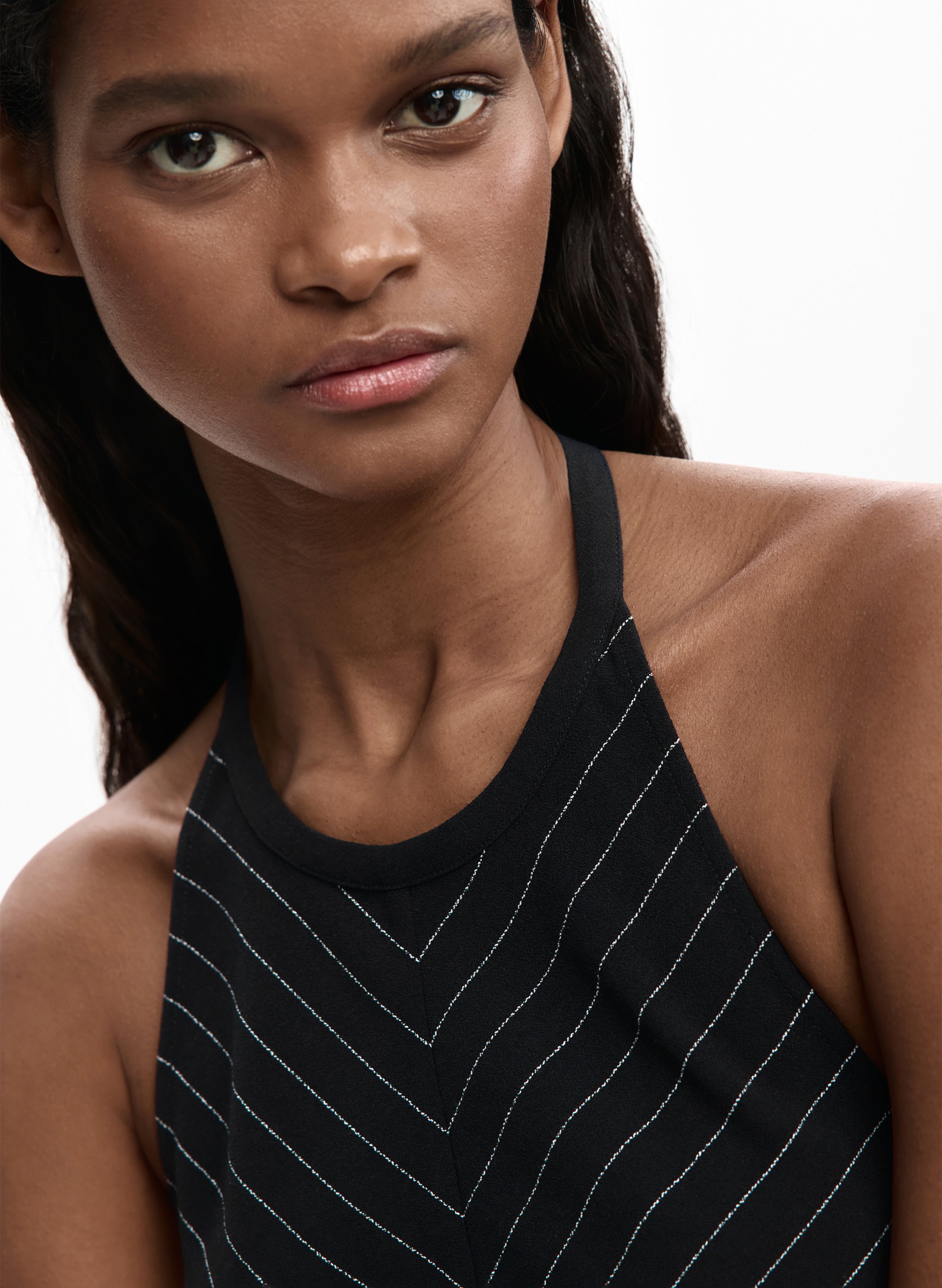 Robe courte col rond  DESIGUAL Bleu