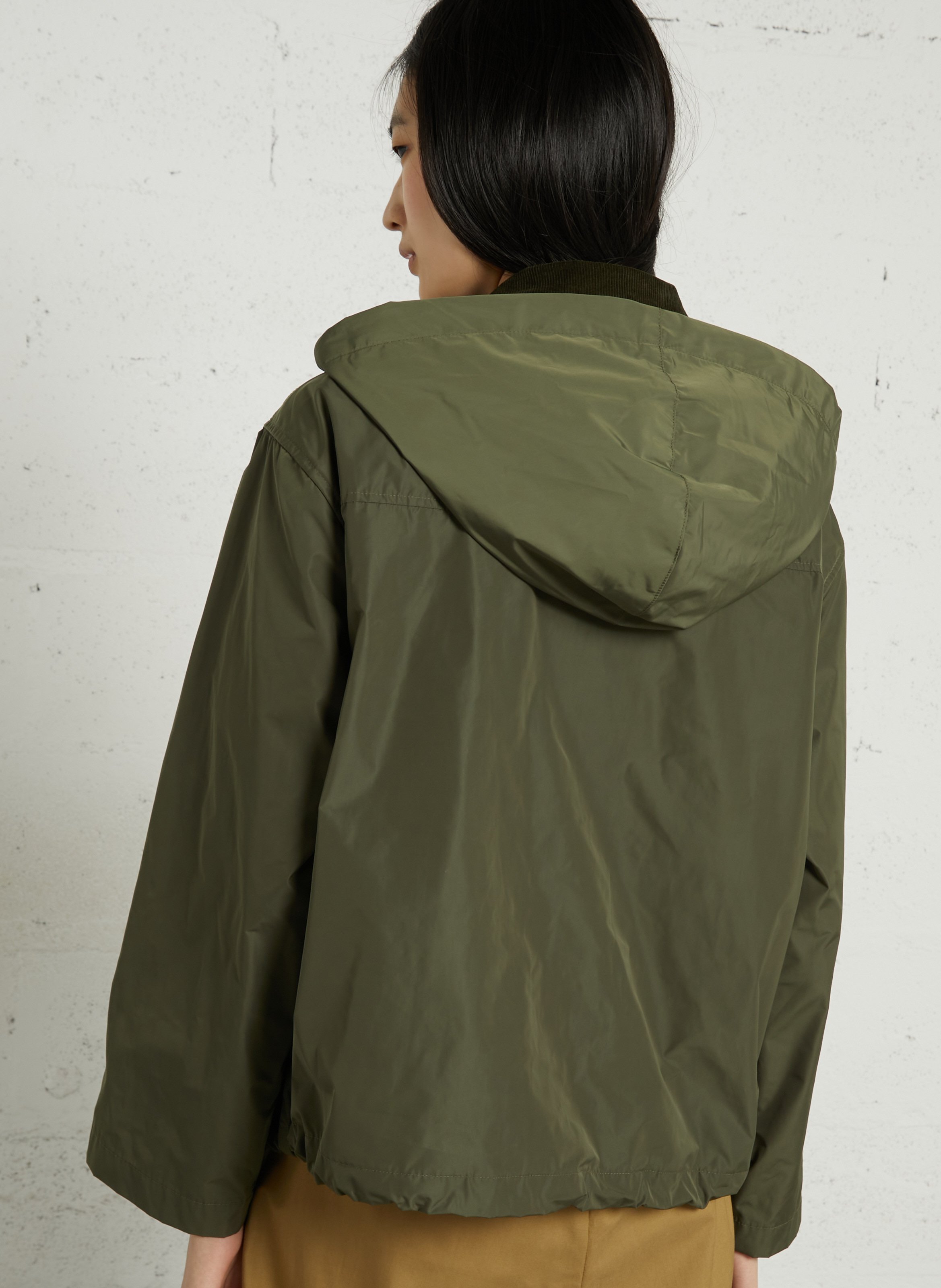 Veste à capuche Vert