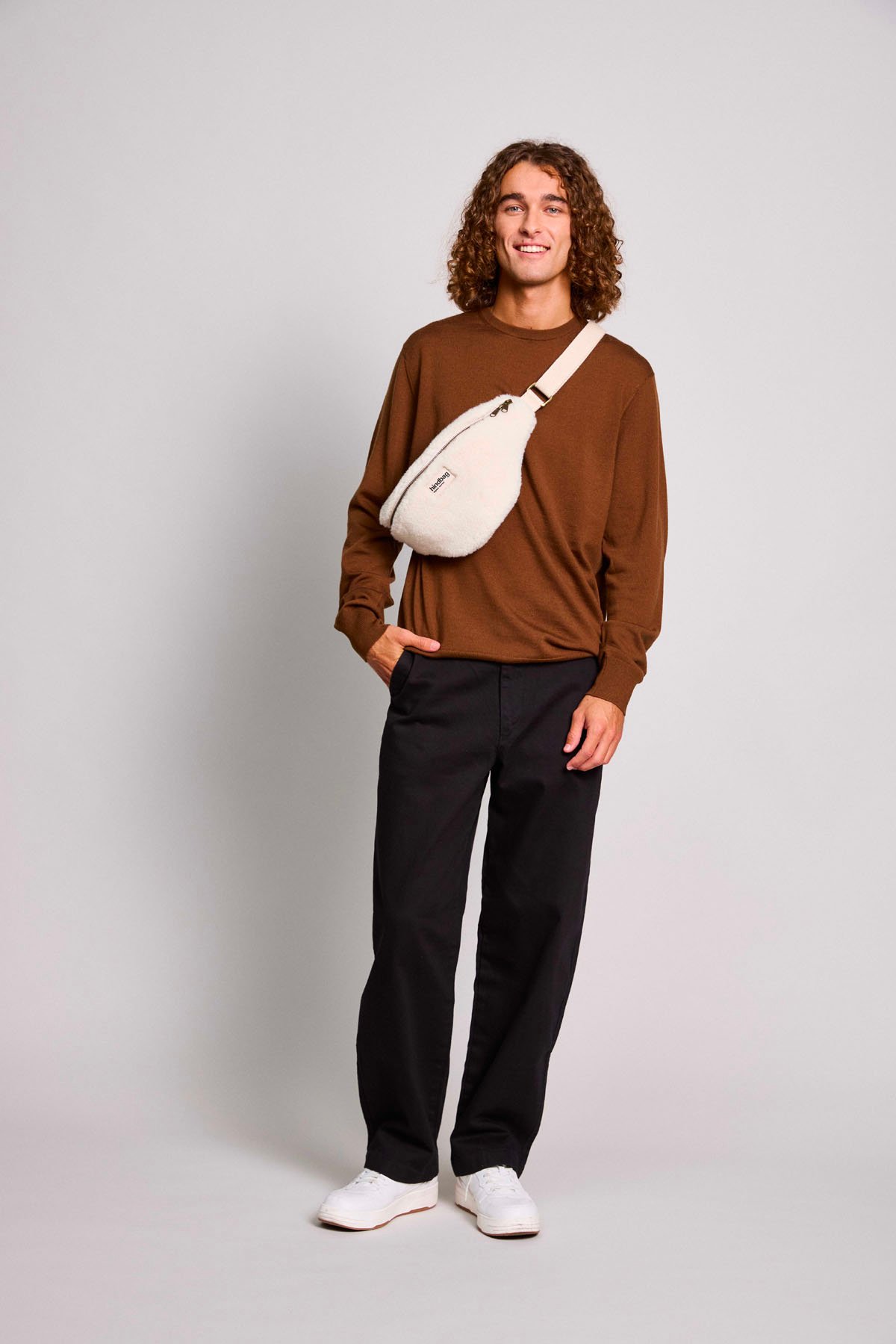 Cotton waist bag HINDBAG White