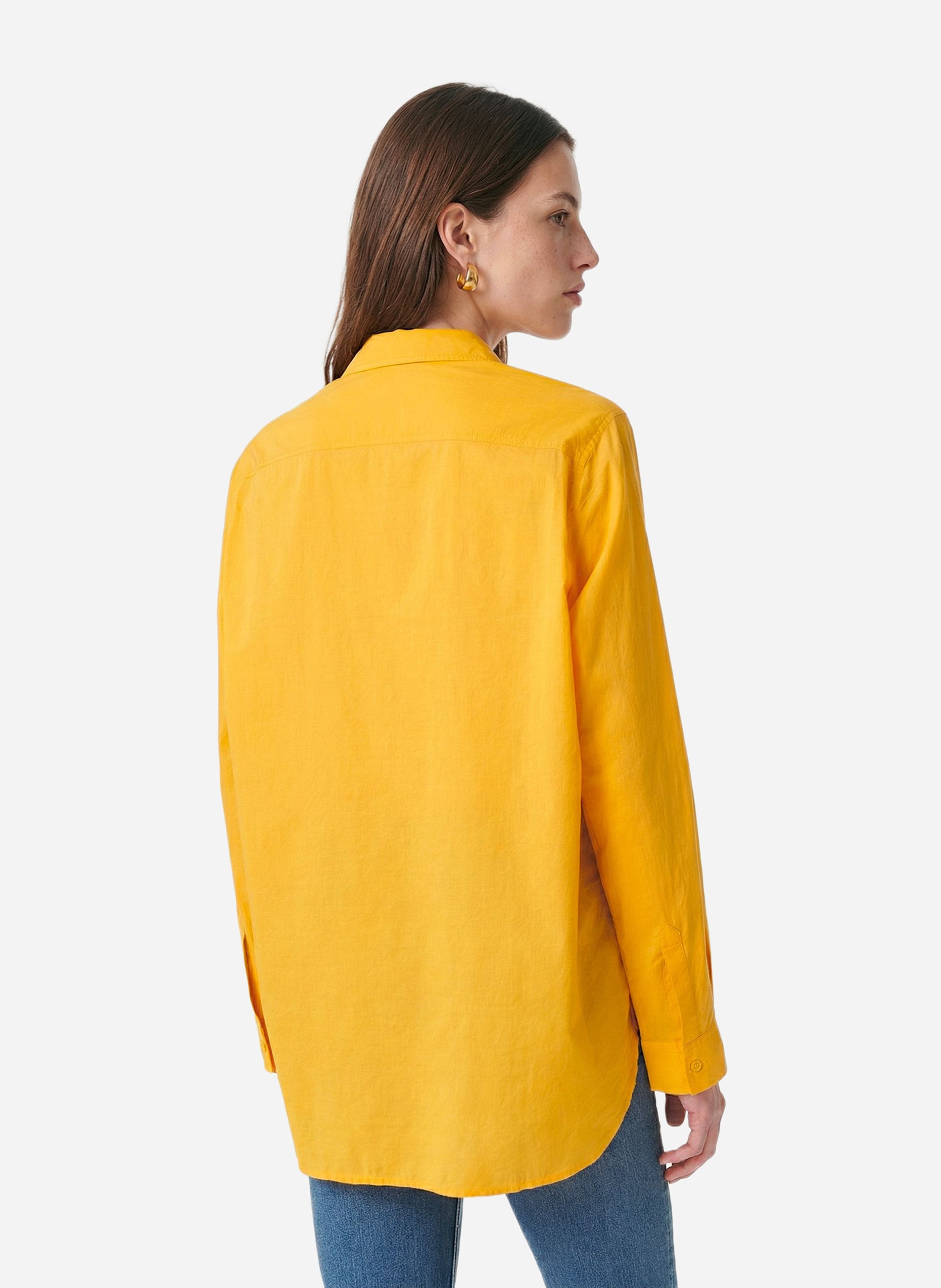 Colonel plain shirt VANESSA BRUNO Yellow