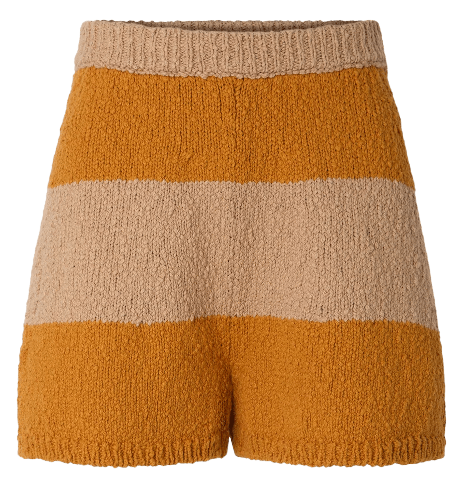 Short rayé en maille  SESSUN Orange