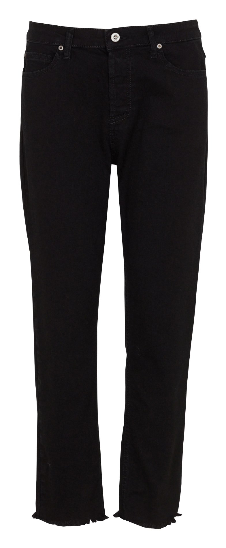 Straight Cut Jeans aus Baumwoll-Mix PLEASE Schwarz