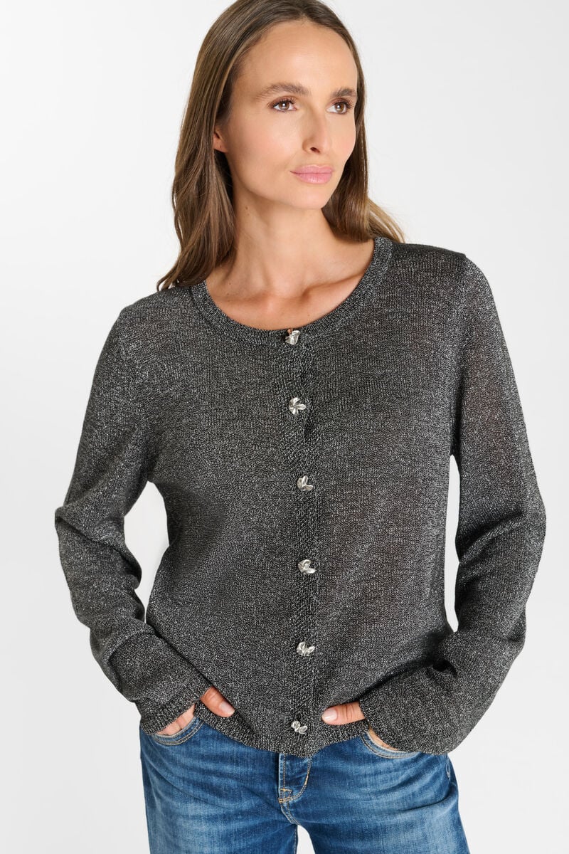 Cardigan LE TEMPS DES CERISES Grey