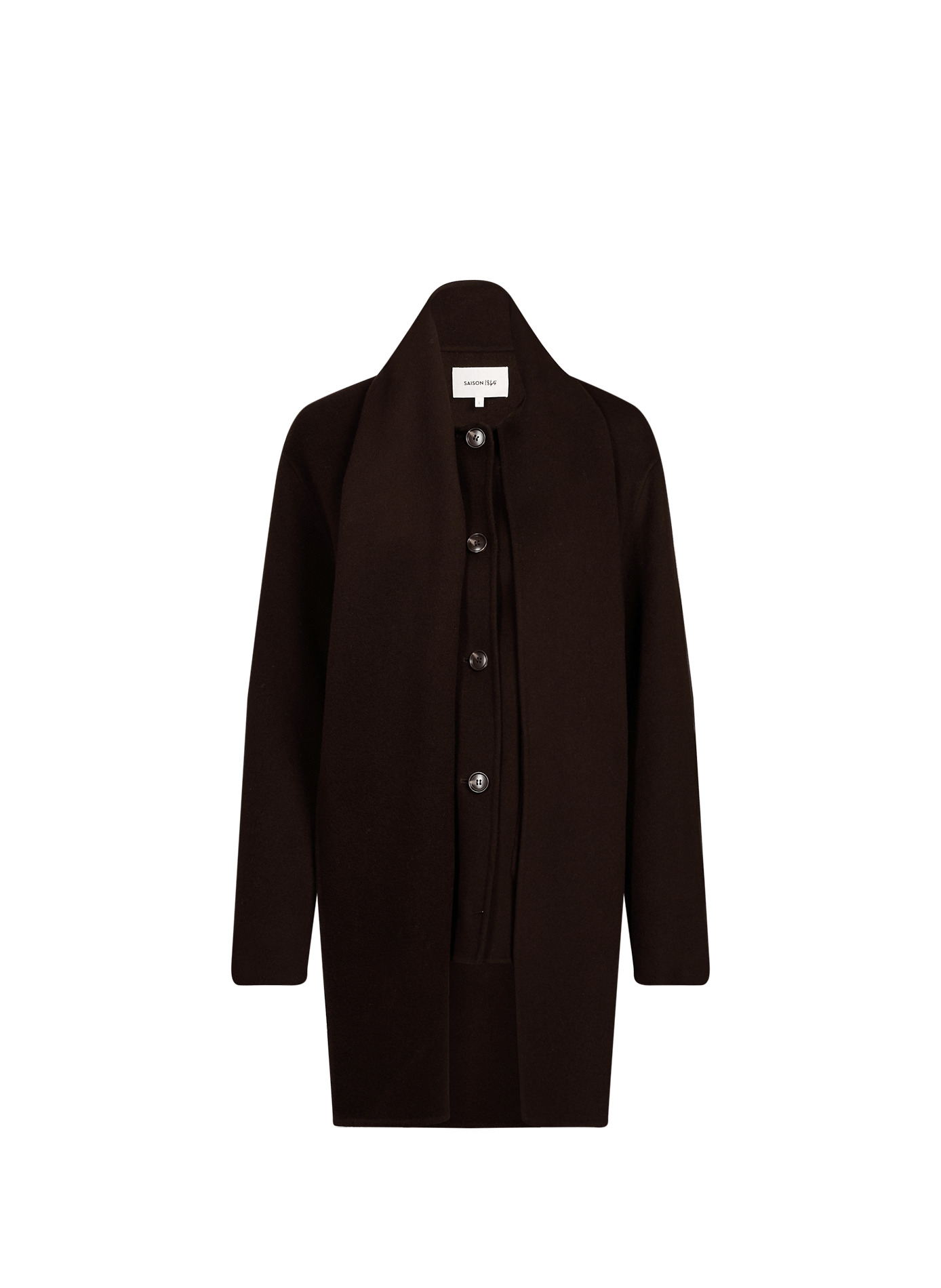 Sacha mixed wool coat SAISON 1865 Brown