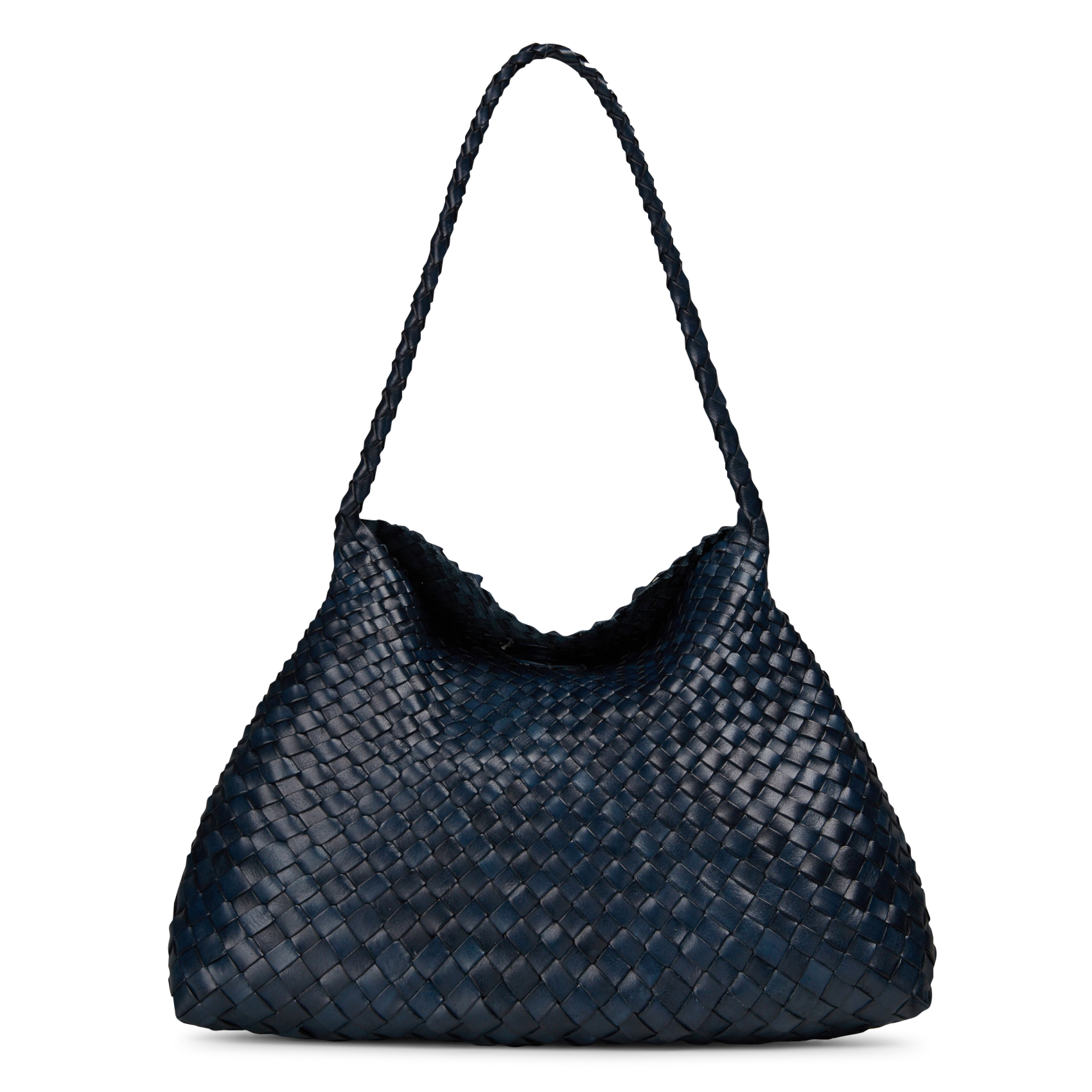 Woven leather handbag DRAGON DIFFUSION