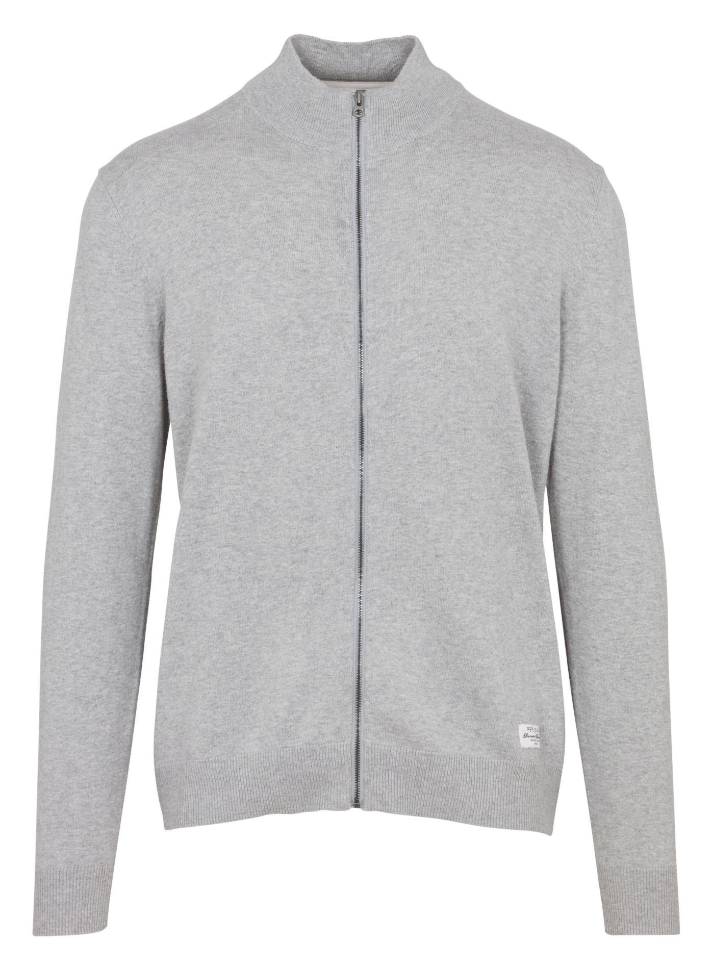 Gilet col montant en coton mélangé PEPE JEANS Gris