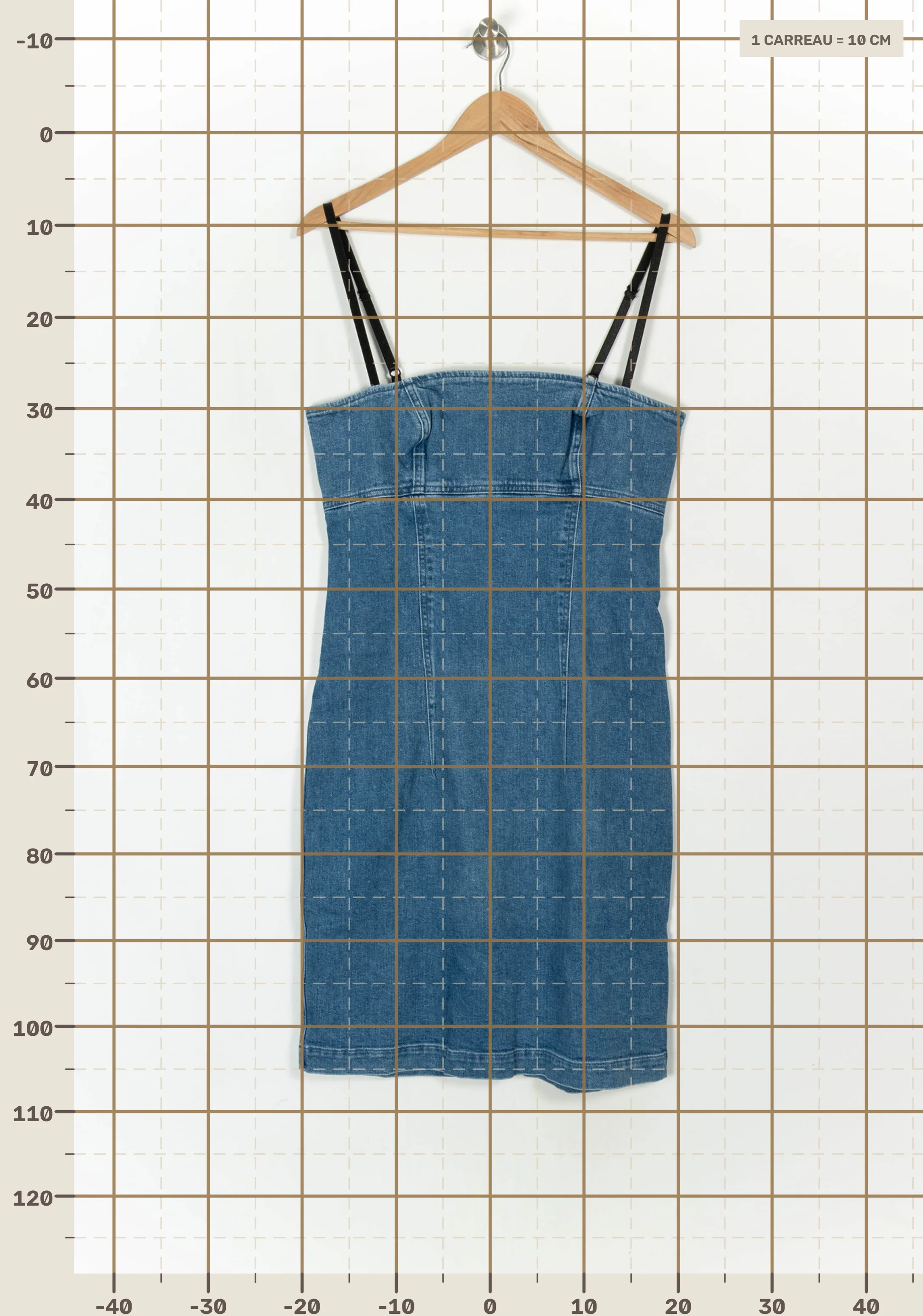 Robe courte & midi ROUJE - Seconde Main Bleu