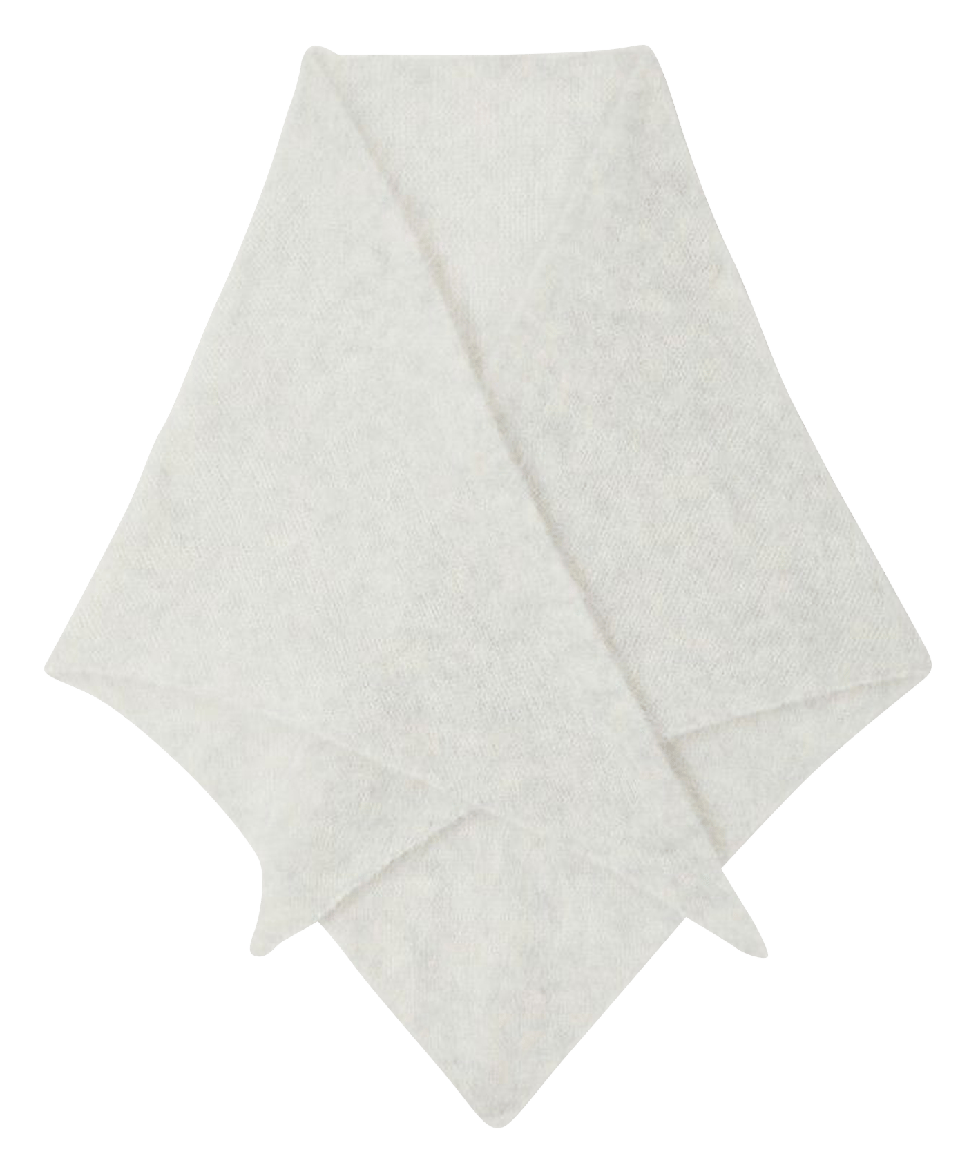 Triangle wool-blend scarf AMERICAN VINTAGE Grey