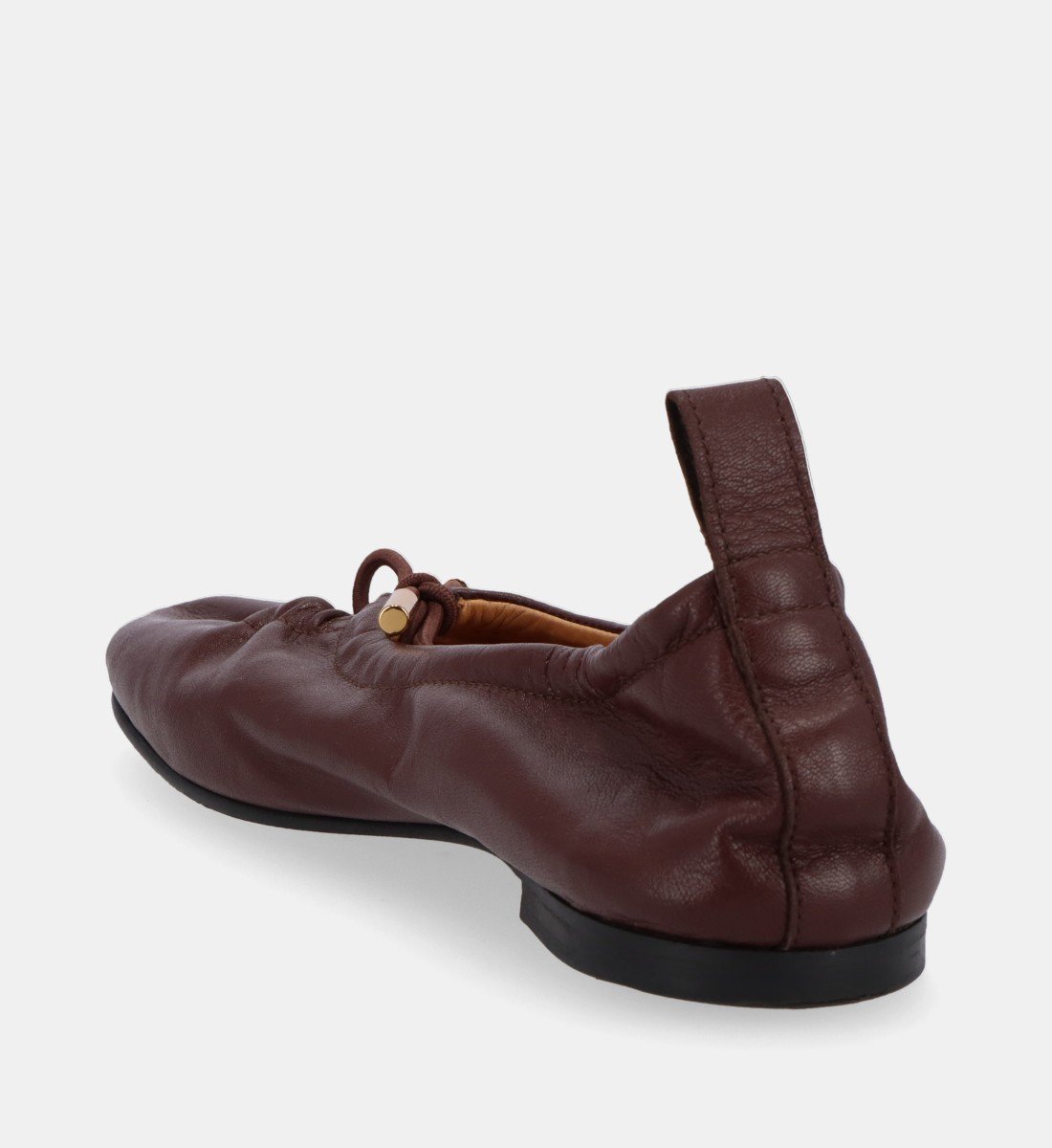 Leather ballerinas ALOHAS Brown