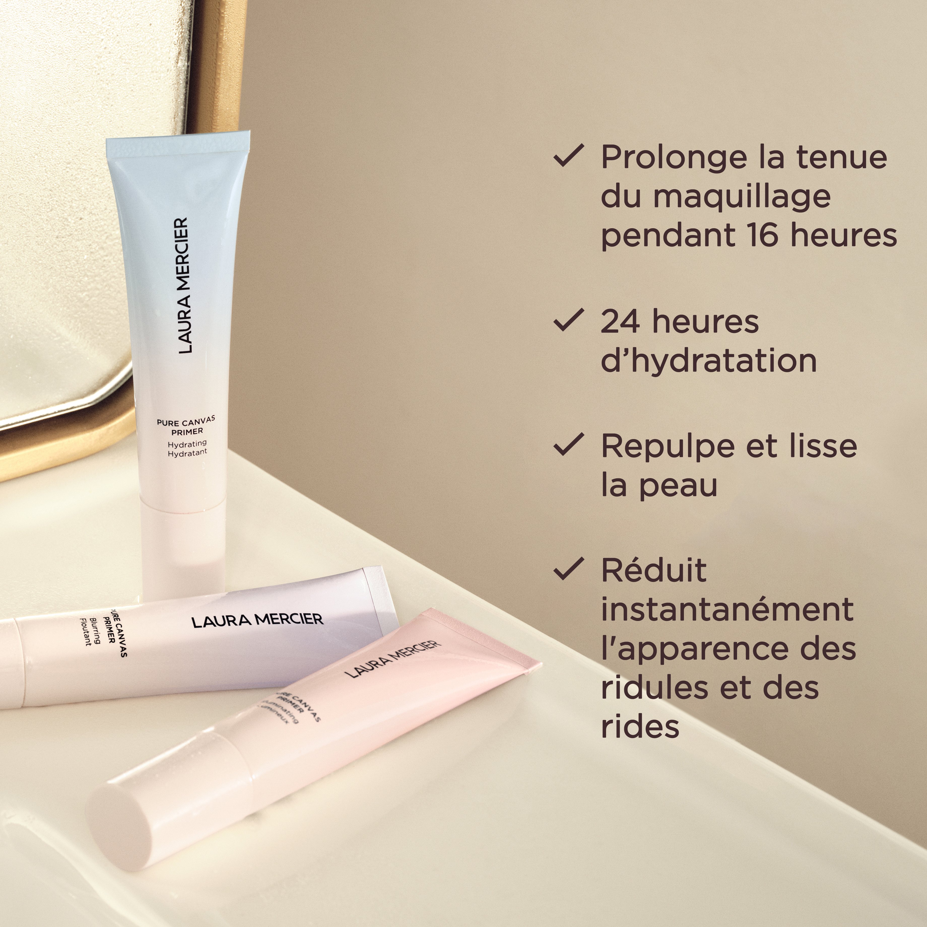 REINE LEINWAND GRUNDIERUNG LAURA MERCIER Blurring