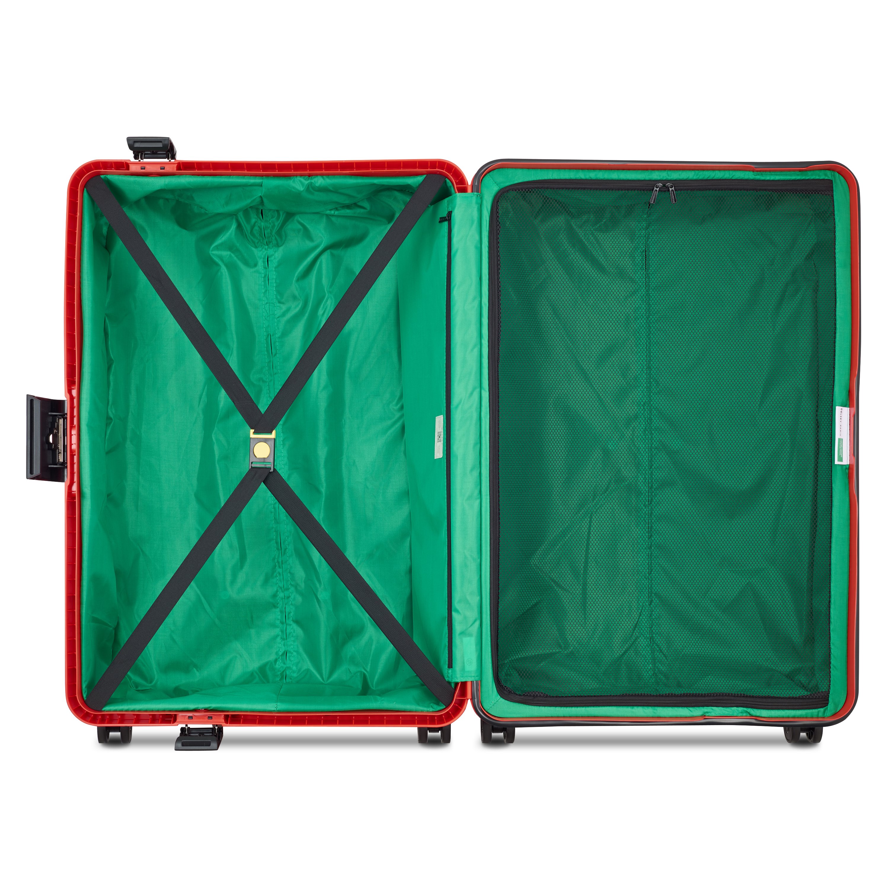 Rigid hold suitcase DELSEY PARIS Red