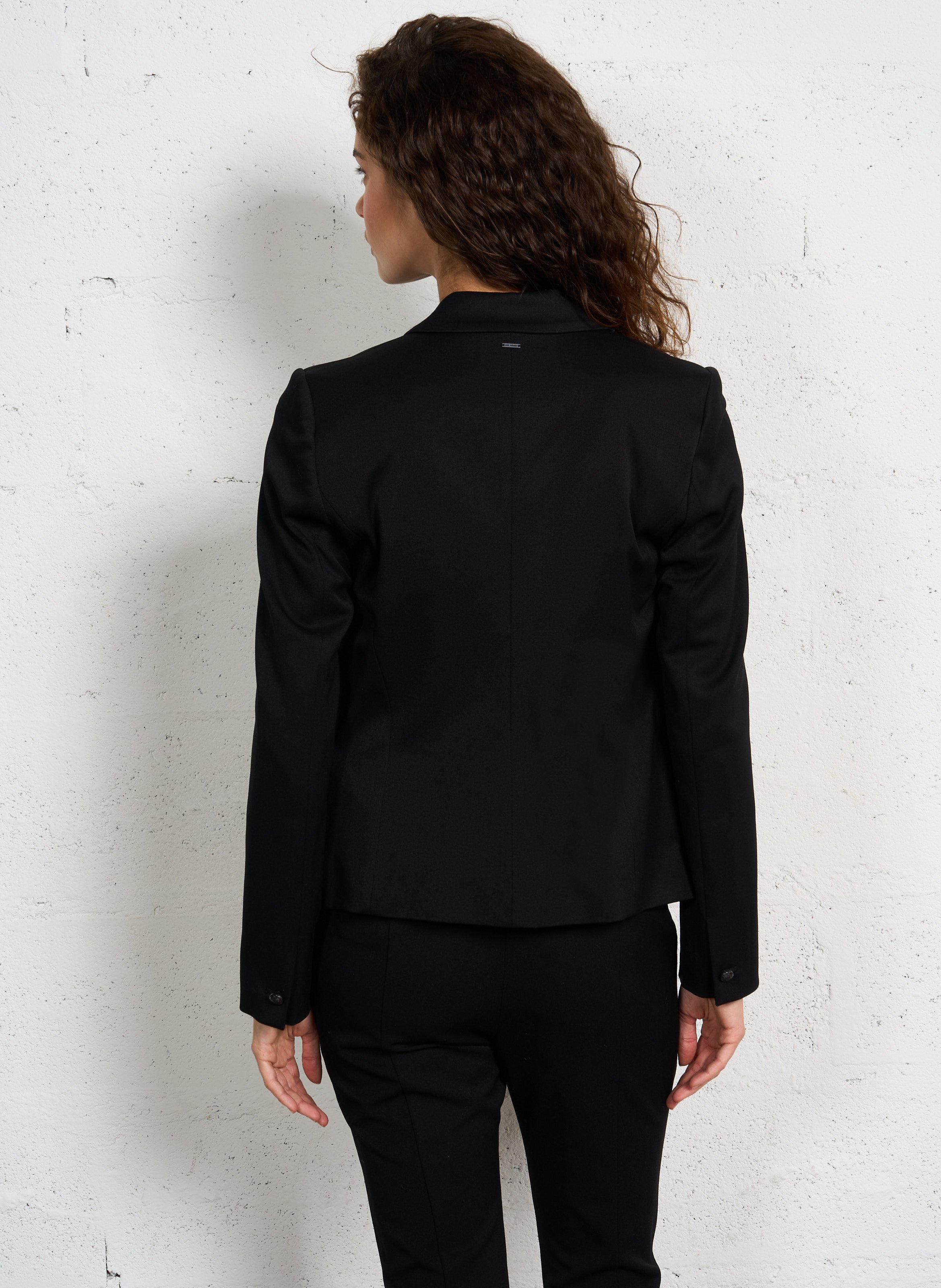 Überkreuzte zweireihige Jacke IKKS Schwarz