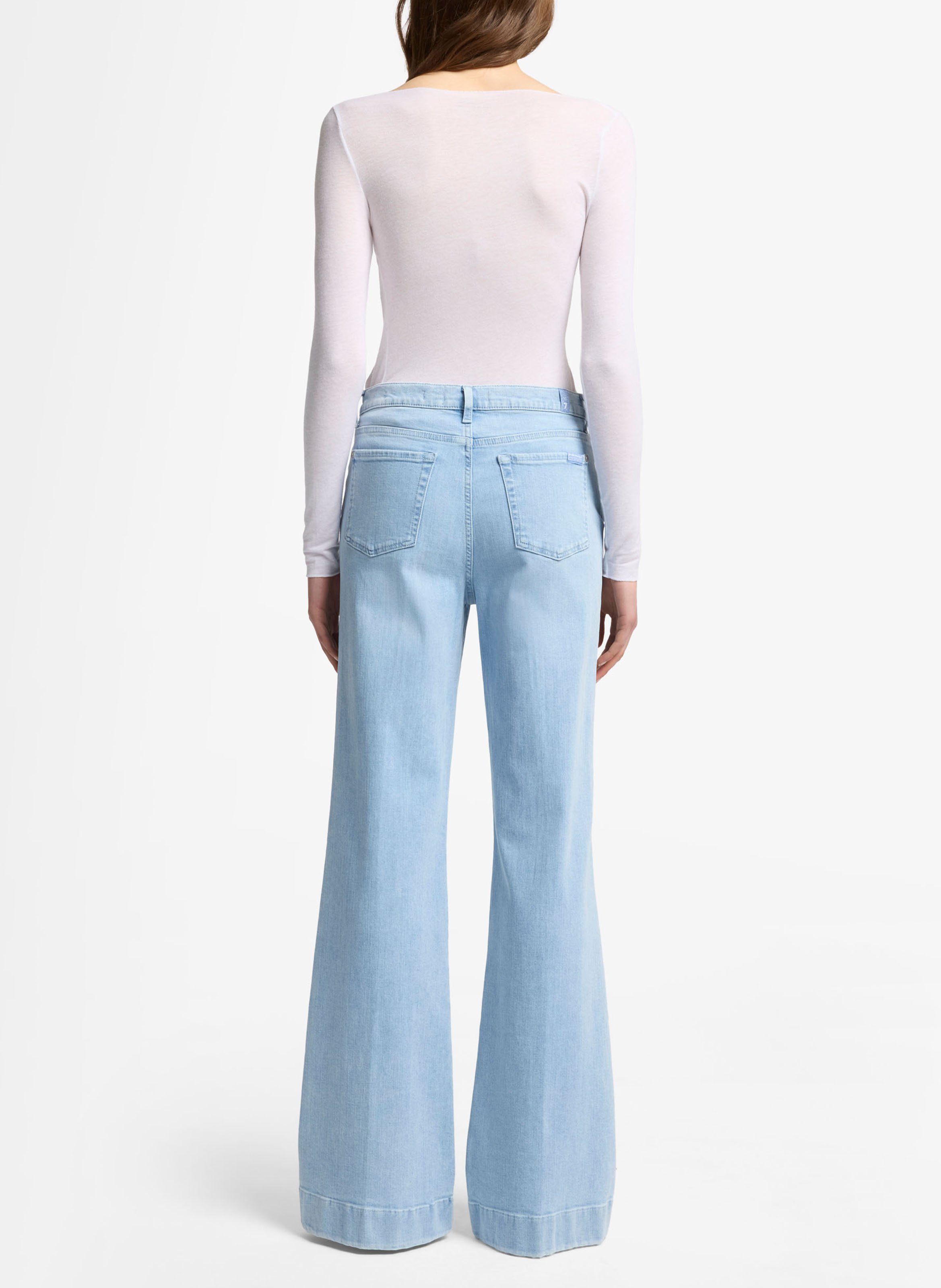 Boot-cut jeans 7 FOR ALL MANKIND Blauw