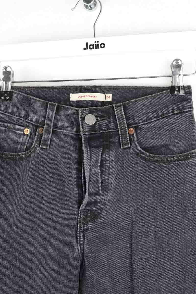 Cotton skinny jeans LEVI'S - Seconde main Grey