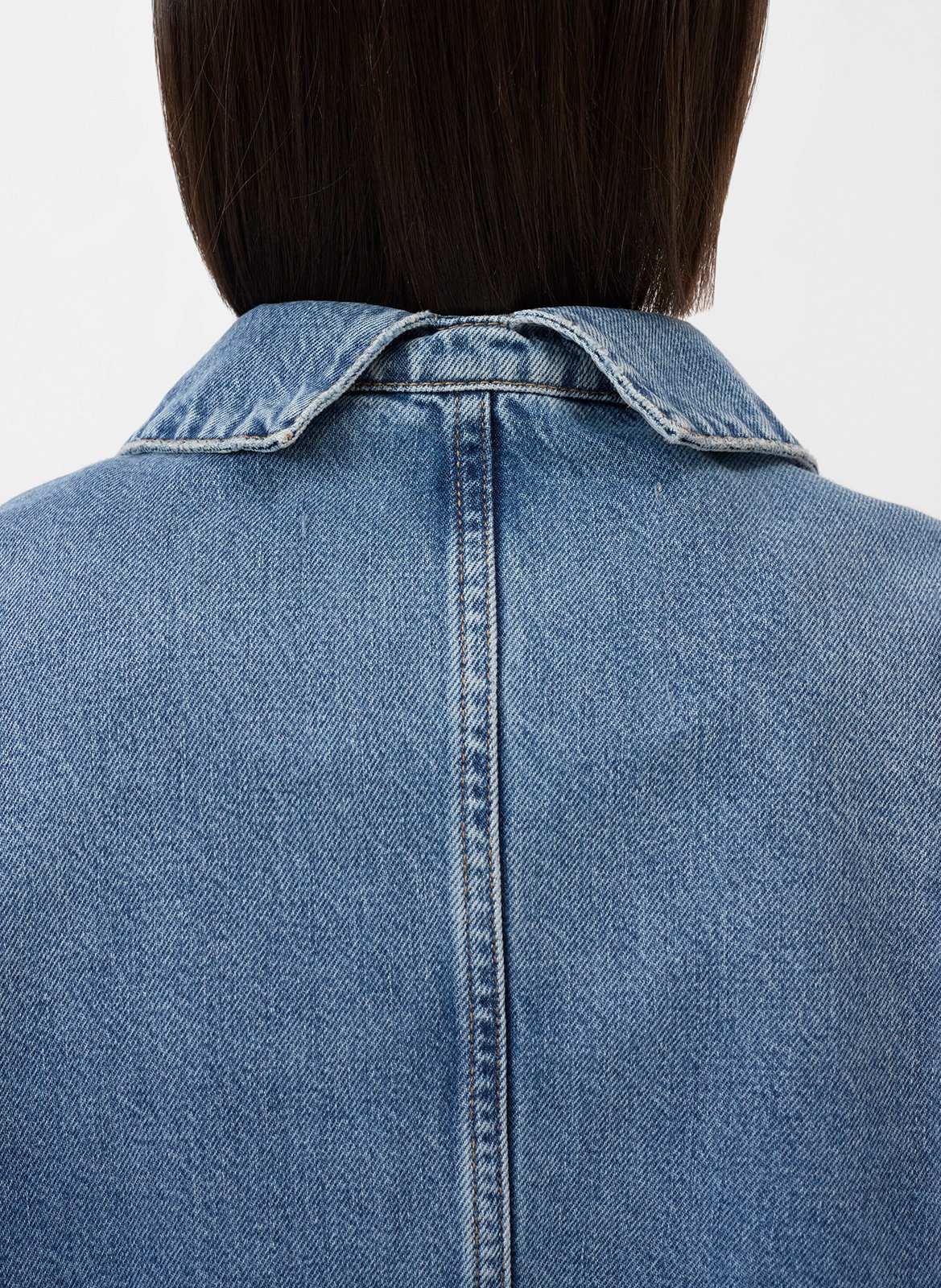 Veste droite en coton mélangé CLOSED Bleu