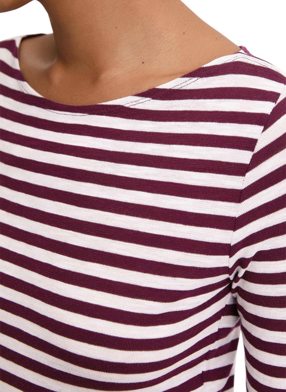 Camiseta recta de algodón a rayas MARC O'POLO Multicolor