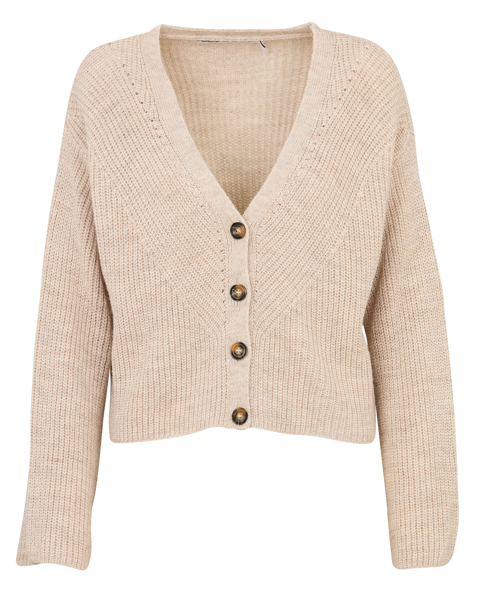 Shawl-collar cardigan LA FEE MARABOUTEE Beige