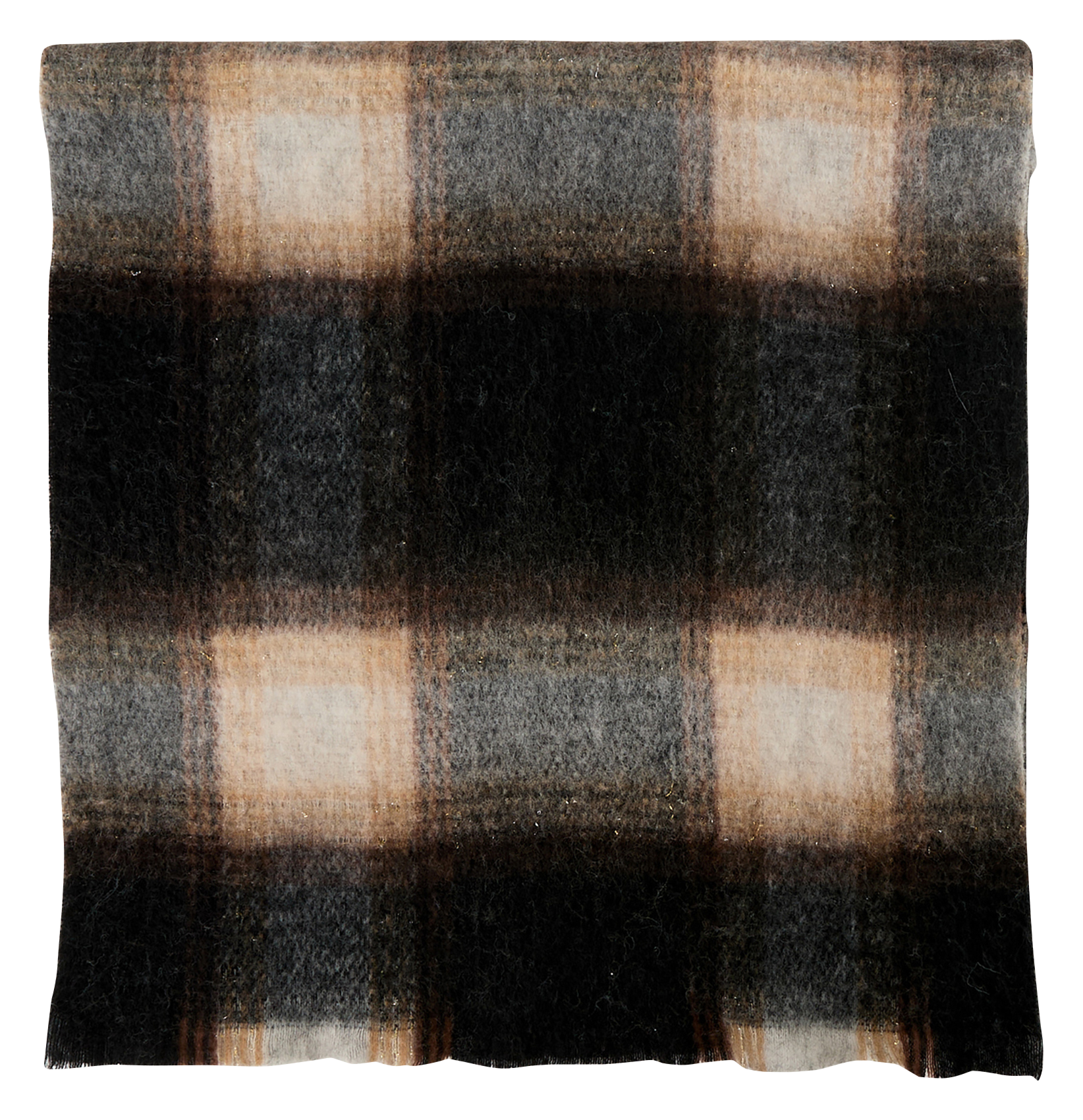 Echarpe à carreaux SAISON 1865 Noir