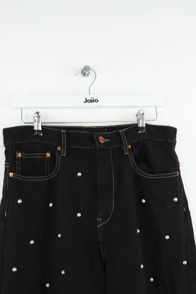 Cotton straight jeans ISABEL MARANT - Seconde Main Black