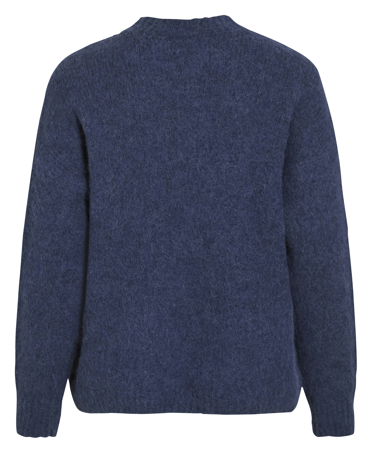 Rechte wollen trui met effen kleur VILA Blauw