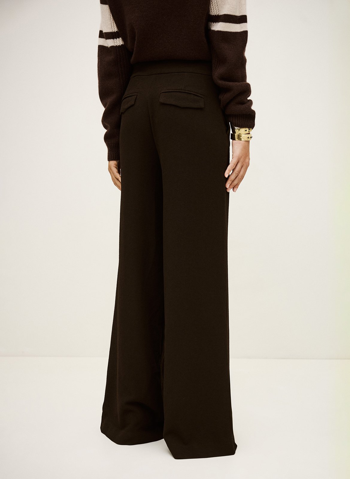 Wijde broek BA&SH Bruin