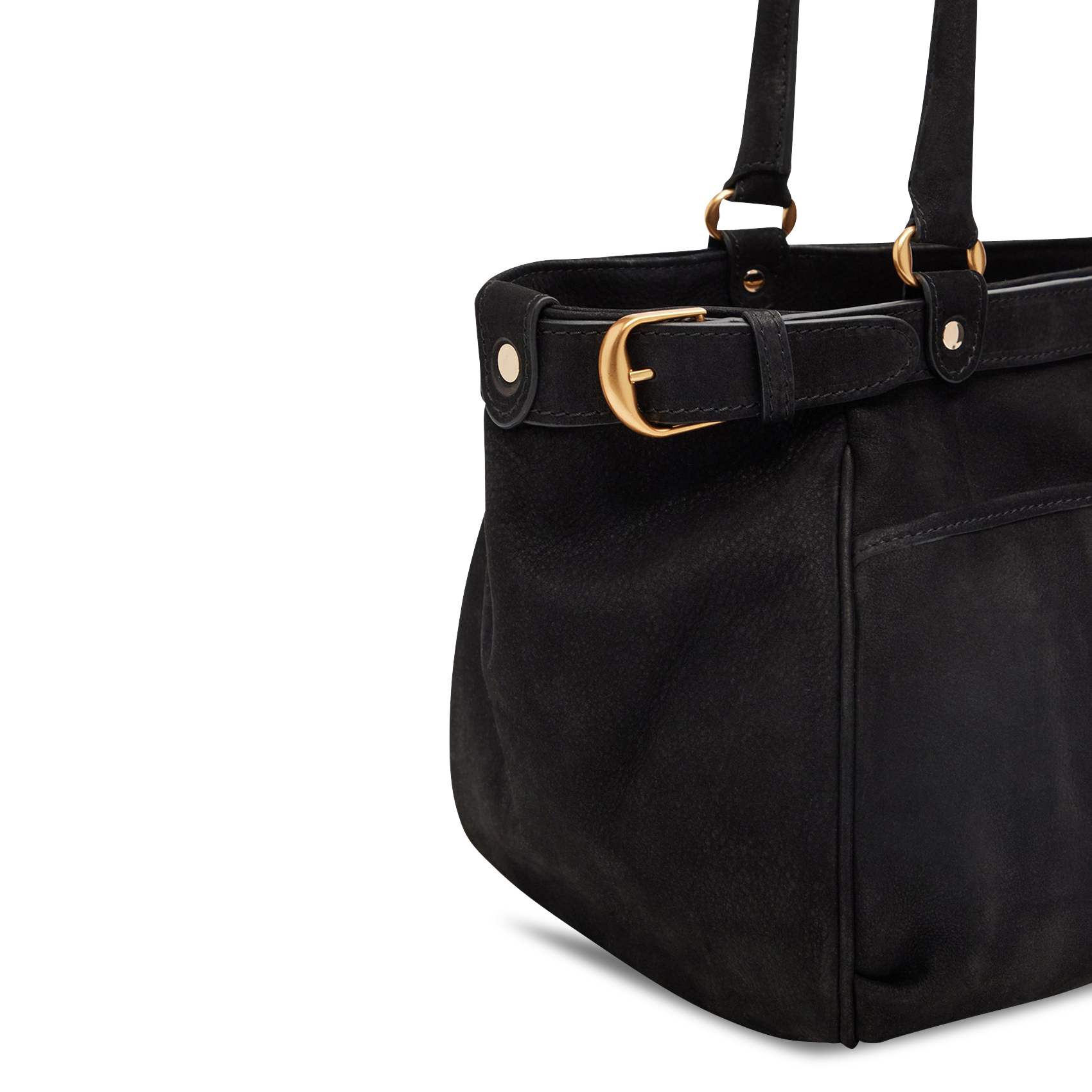 Leather handbag VANESSA BRUNO Black