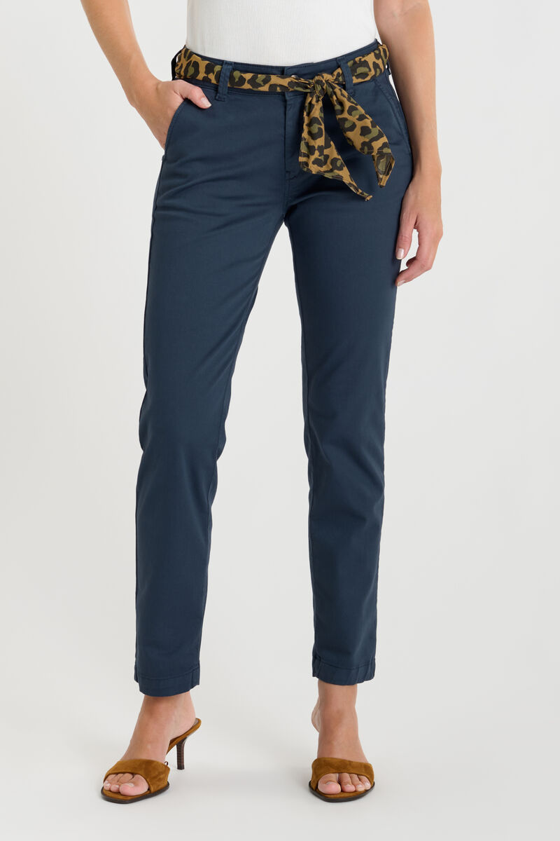 Straight pants LE TEMPS DES CERISES Blue
