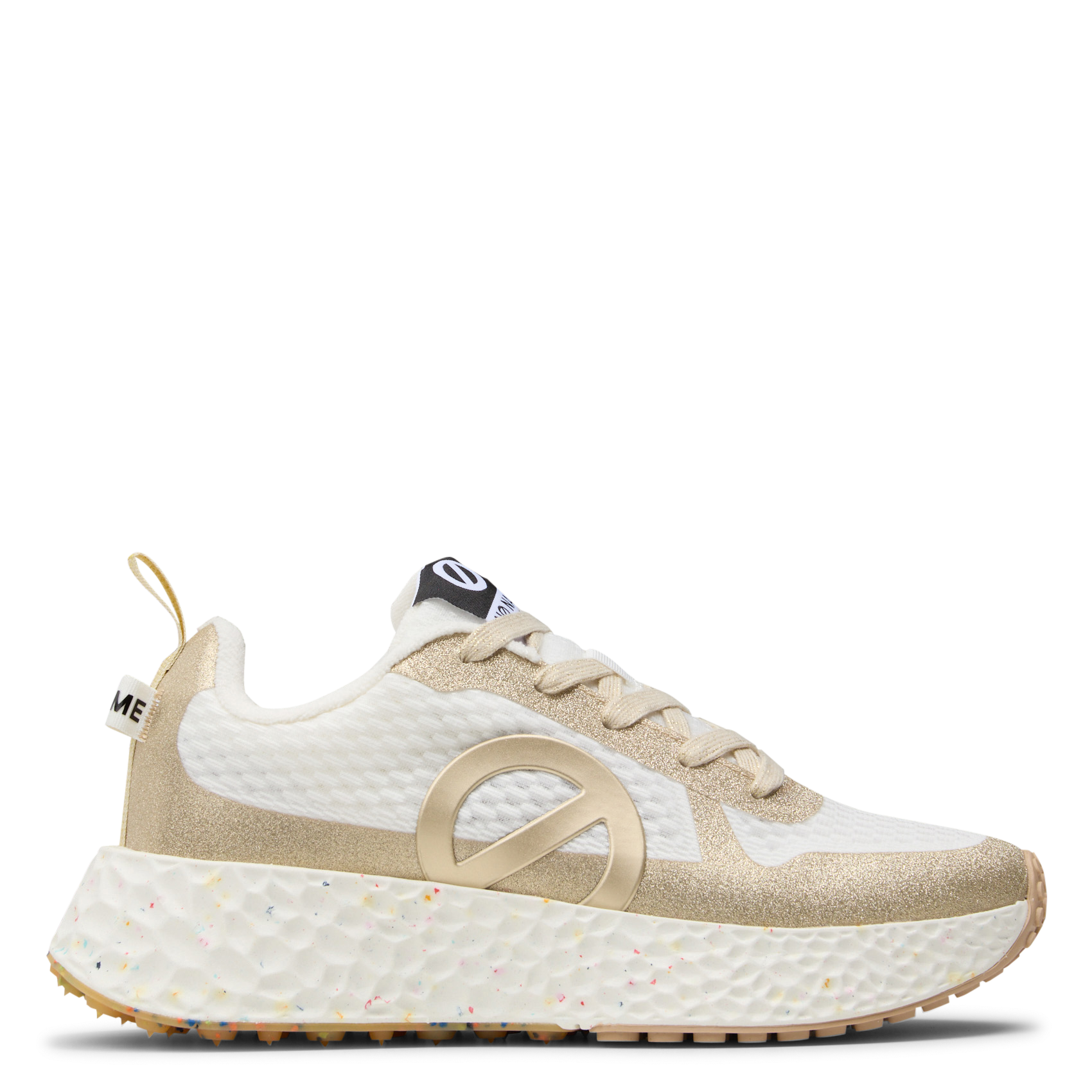 Baskets basses compensées NO NAME Blanc