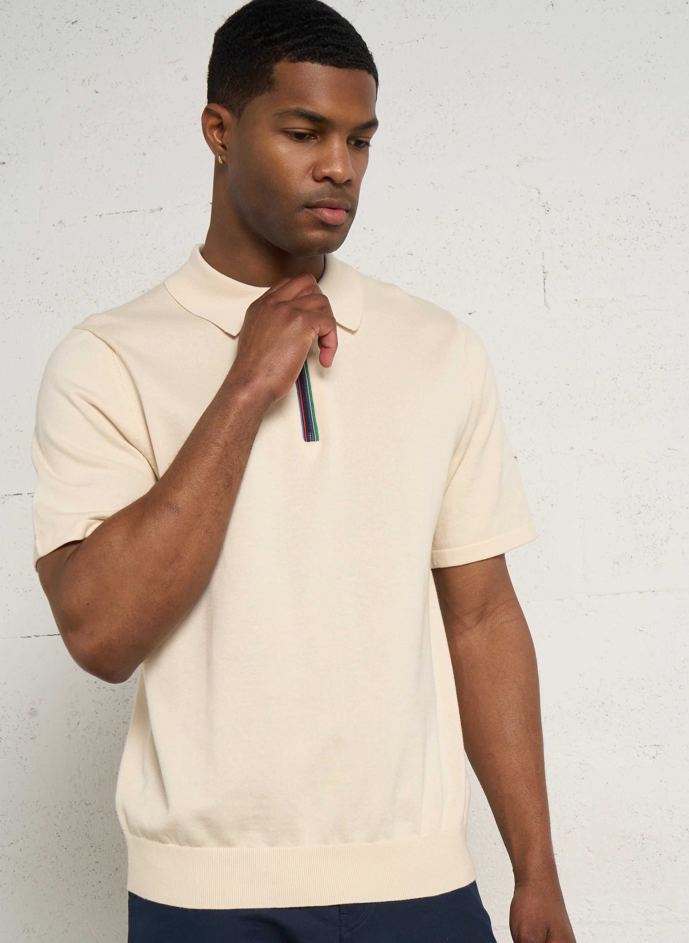 Gerade geschnittenes Poloshirt aus Bio-Baumwolle PAUL SMITH