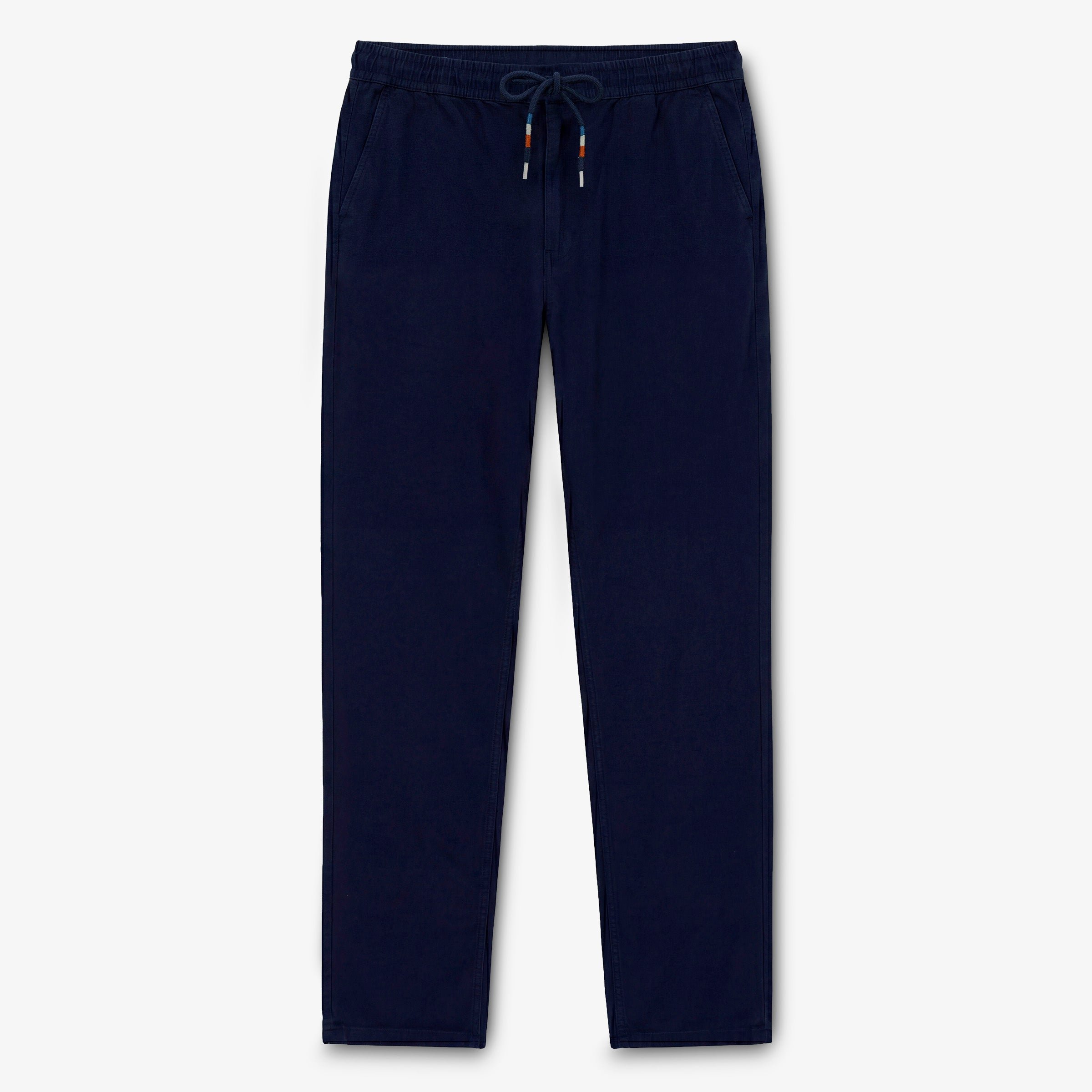 Pantalon en coton taille élastiquée SERGE BLANCO Bleu