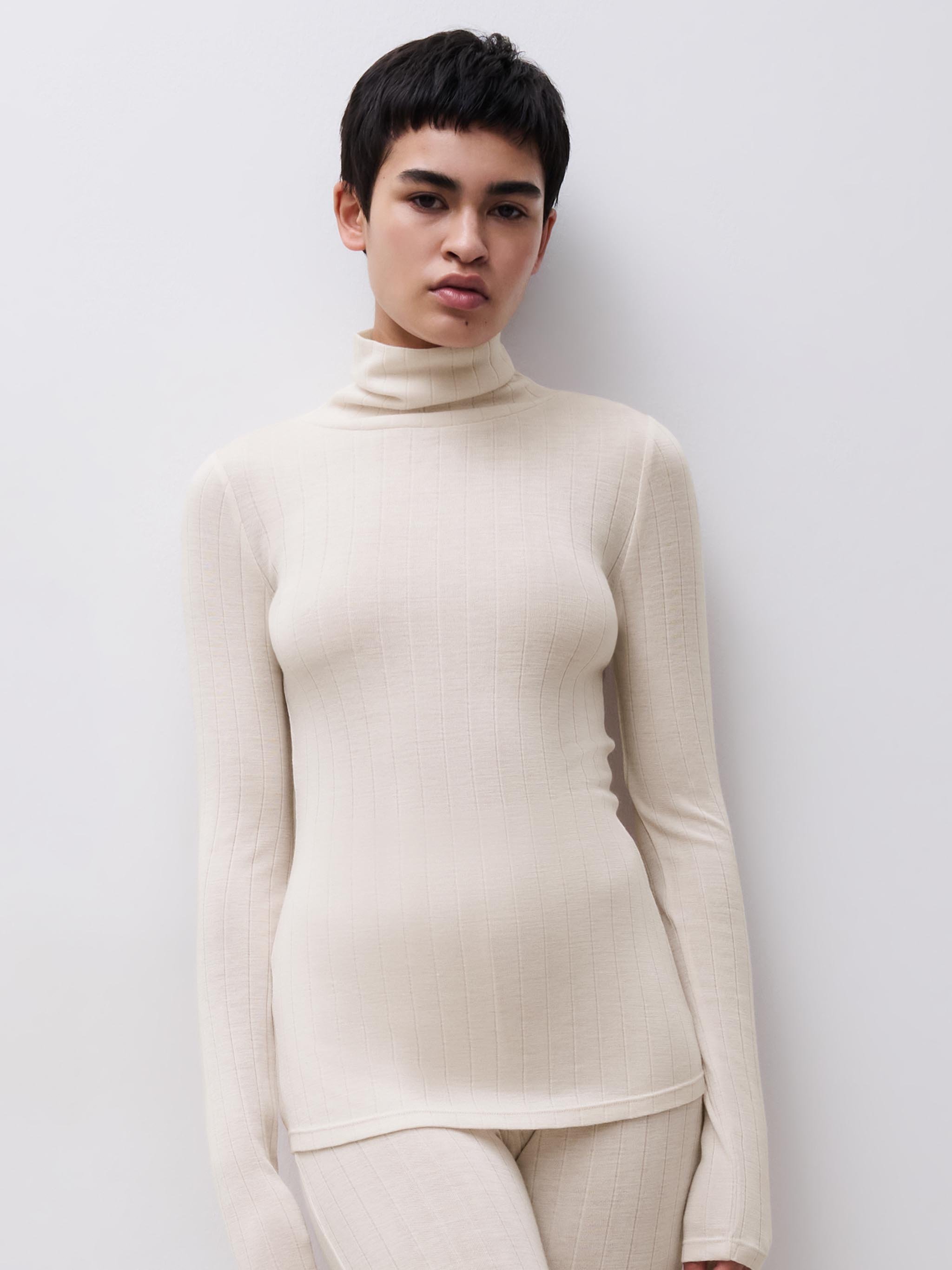 Long-sleeve turtleneck T-shirt CHANTELLE
