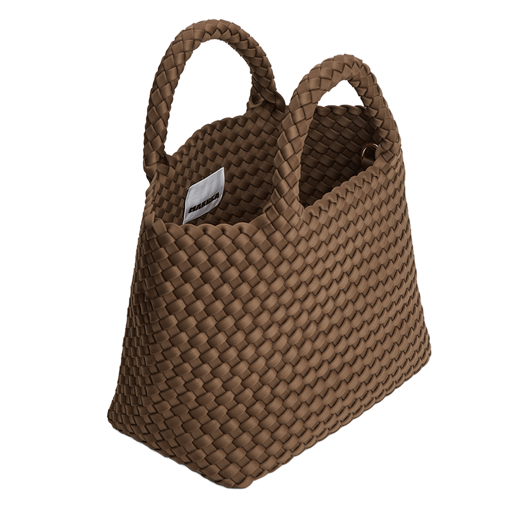 Geflochtene Shopper-Tasche MARREA Braun