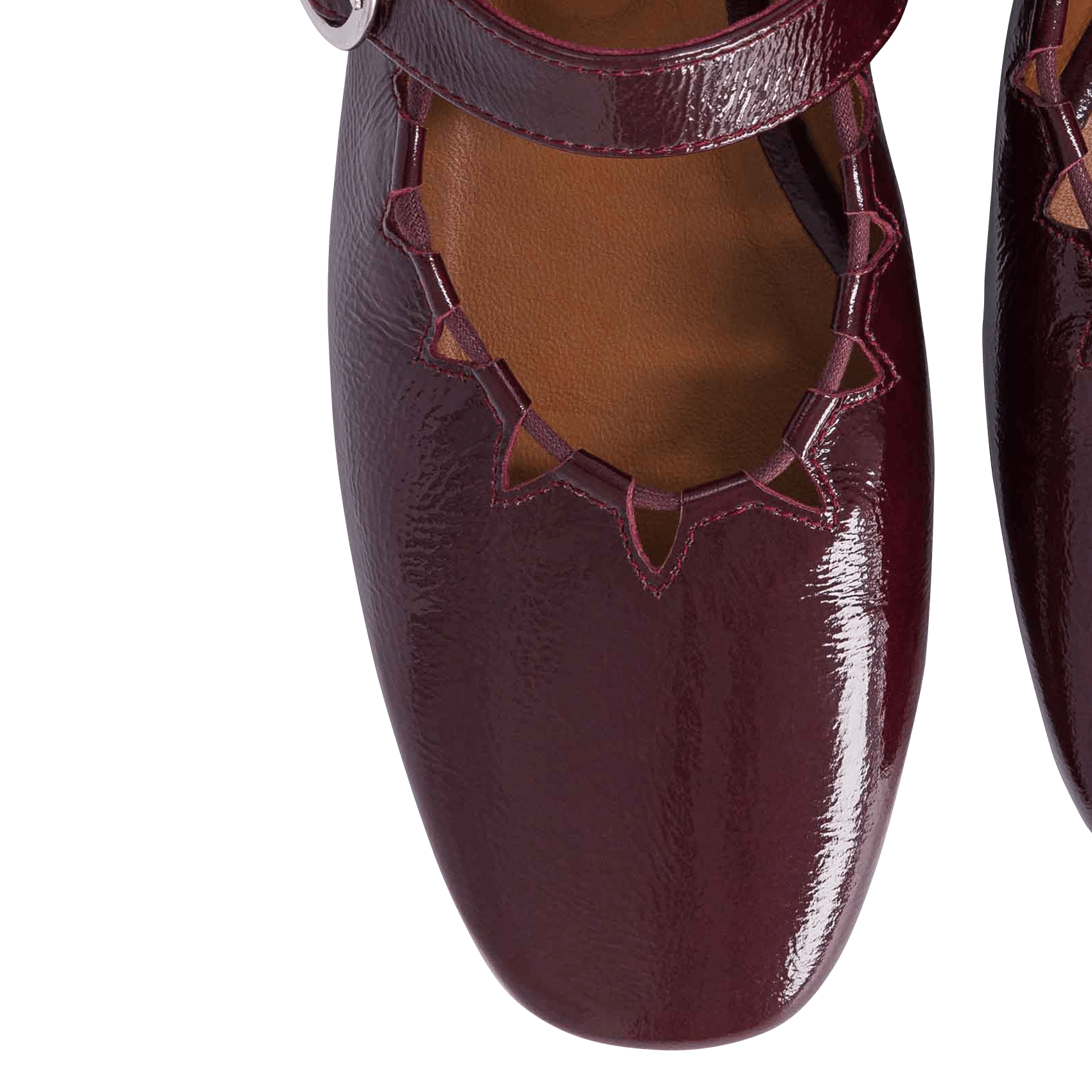 Suede ballet pumps SOCQUE PARIS Plums
