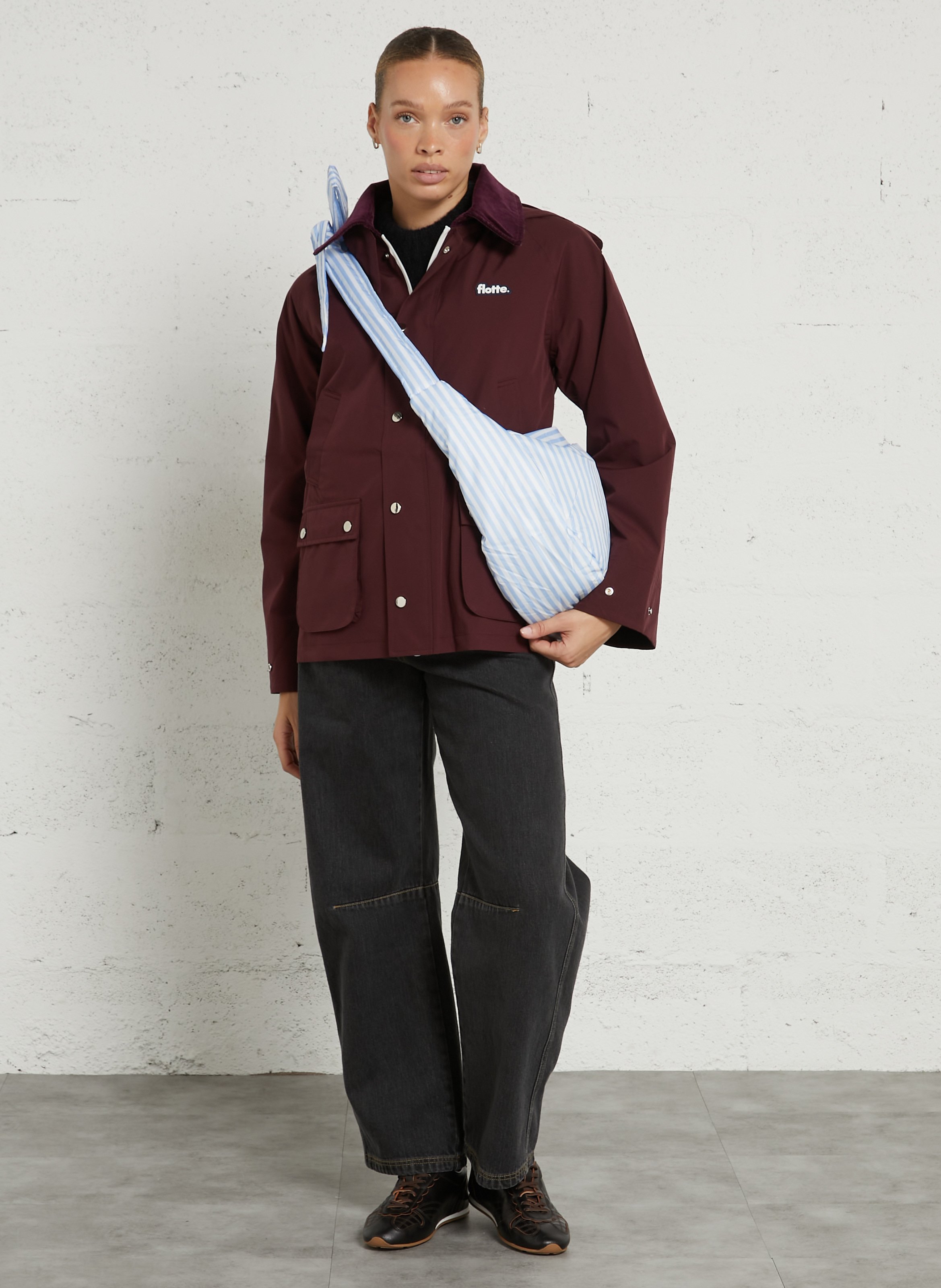 Jacket with classic collar FLOTTE Plums