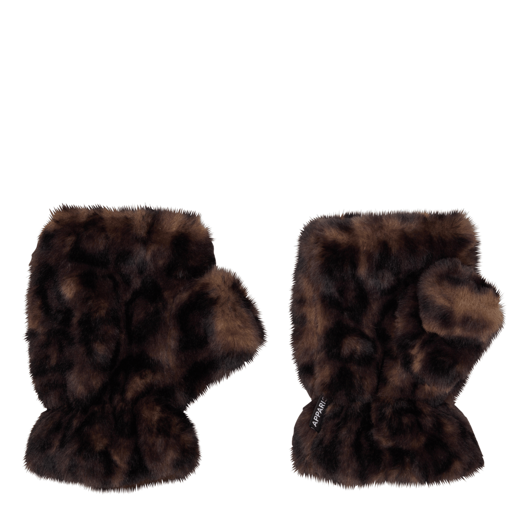 Faux fur mittens APPARIS Multicolored