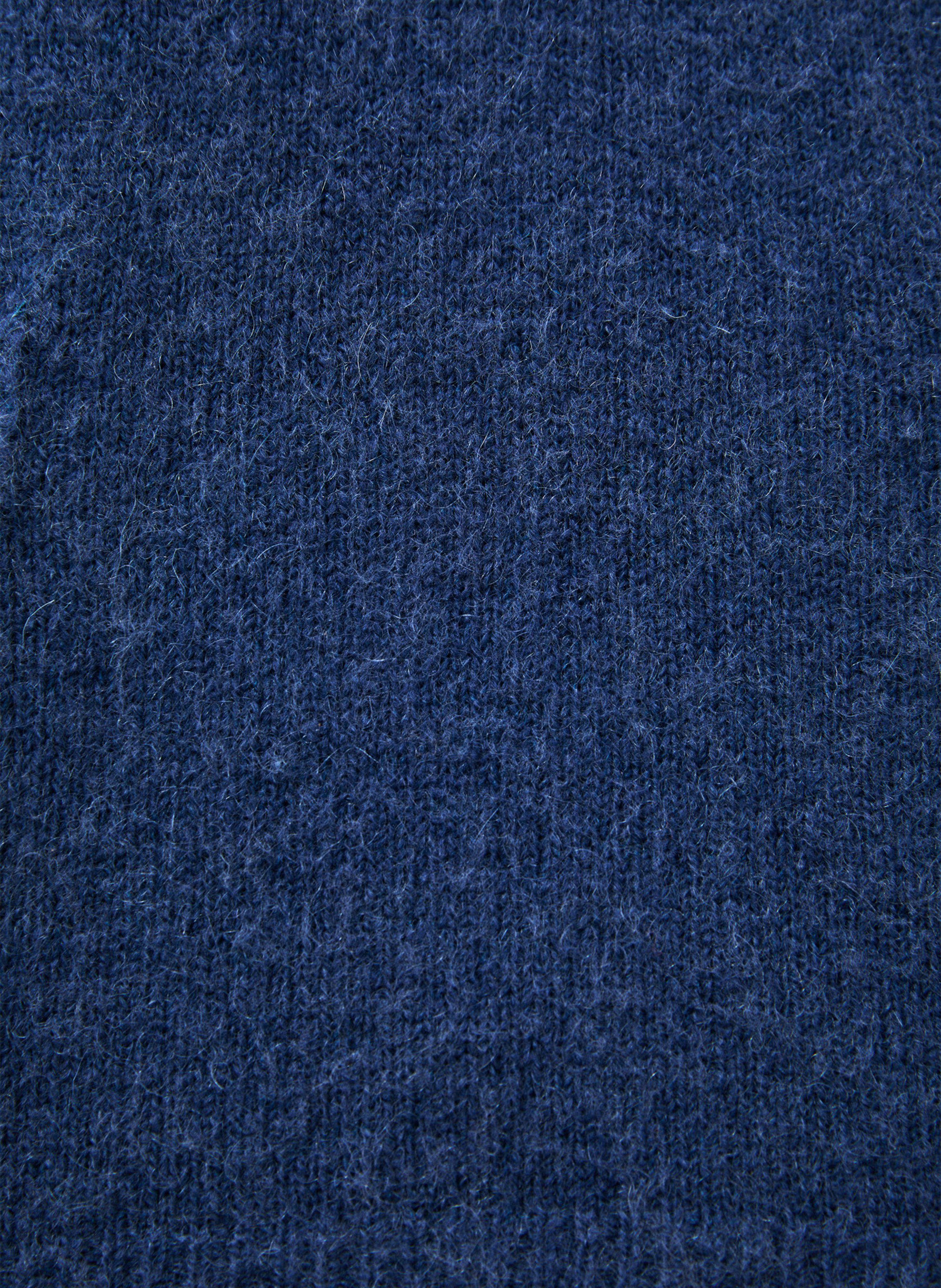 Pull ample col rond HUMILITY Bleu
