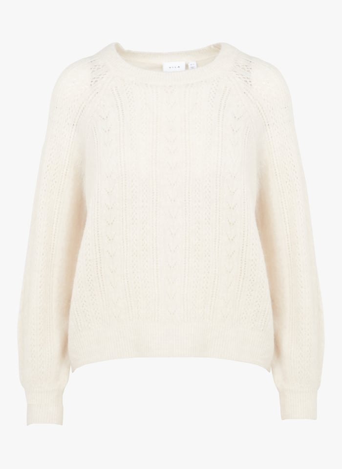 Blusa donna in jersey collo a barchetta - Main Image