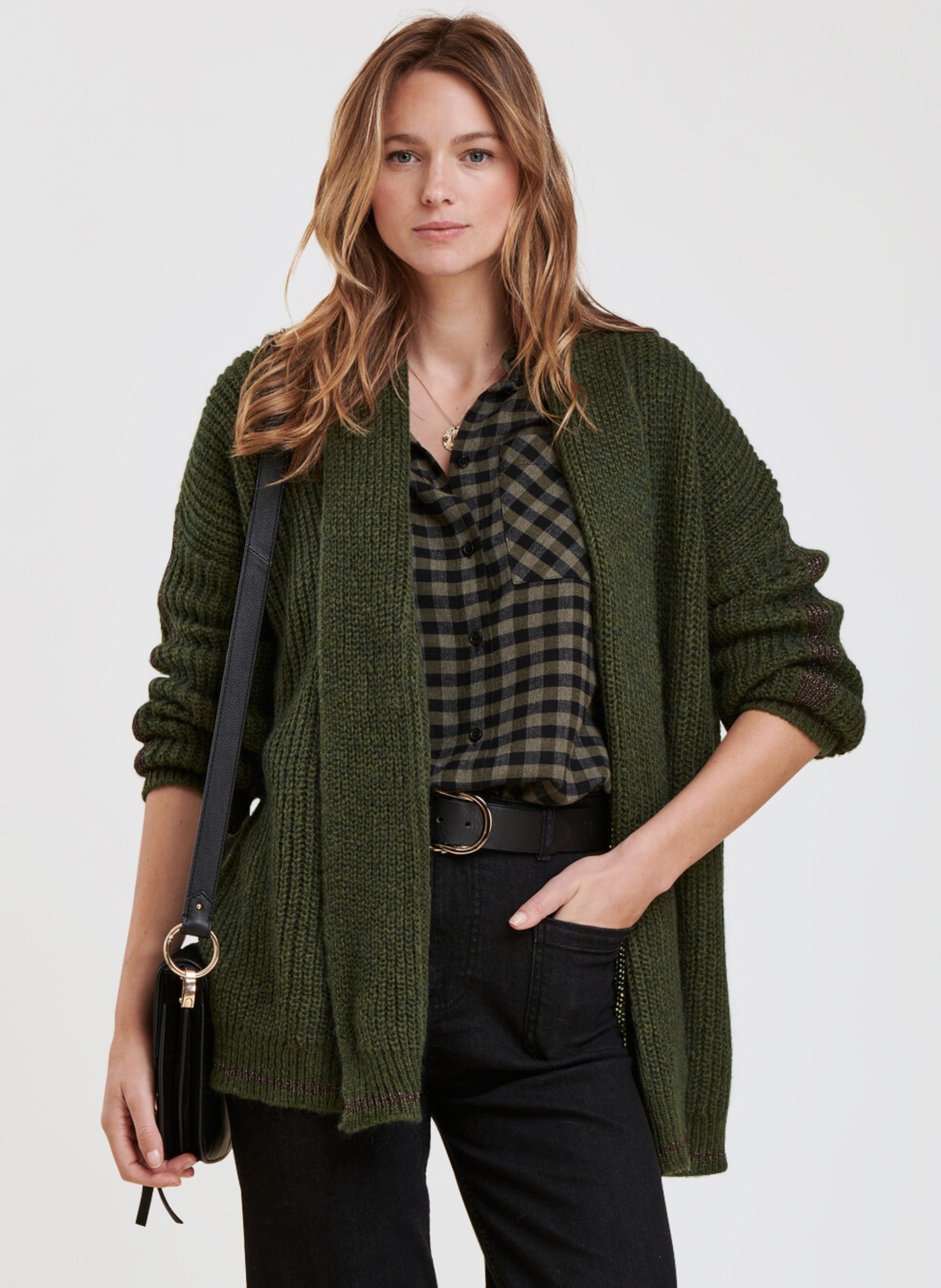 Vert Loose fit knit cardigan