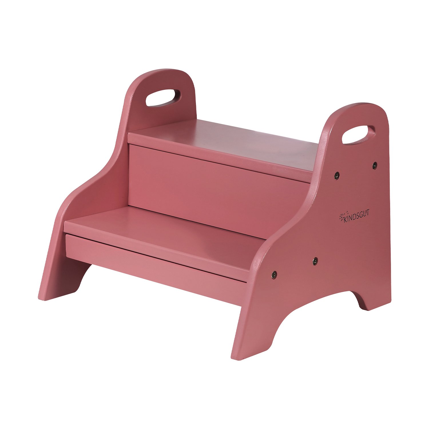 Kids' wooden step stool KINDSGUT Pink