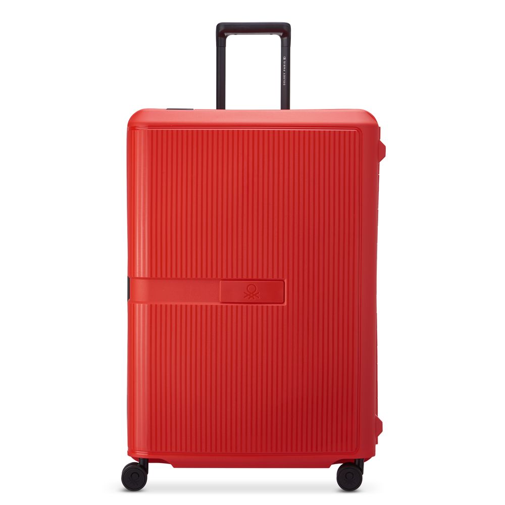 Rigid hold suitcase DELSEY PARIS Red