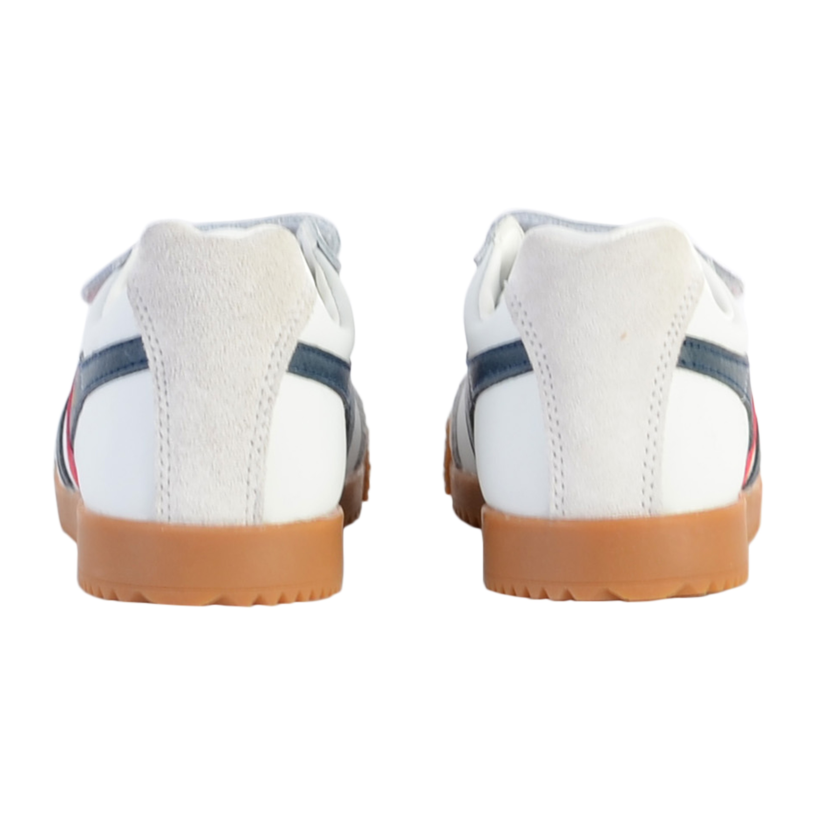 Children's leather sneakers - Harrier leather strap GOLA White