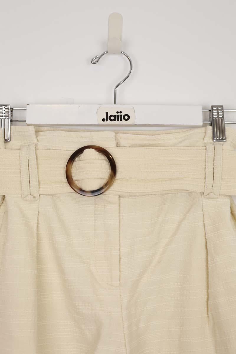 Cotton mini shorts SEZANE - Seconde main Beige