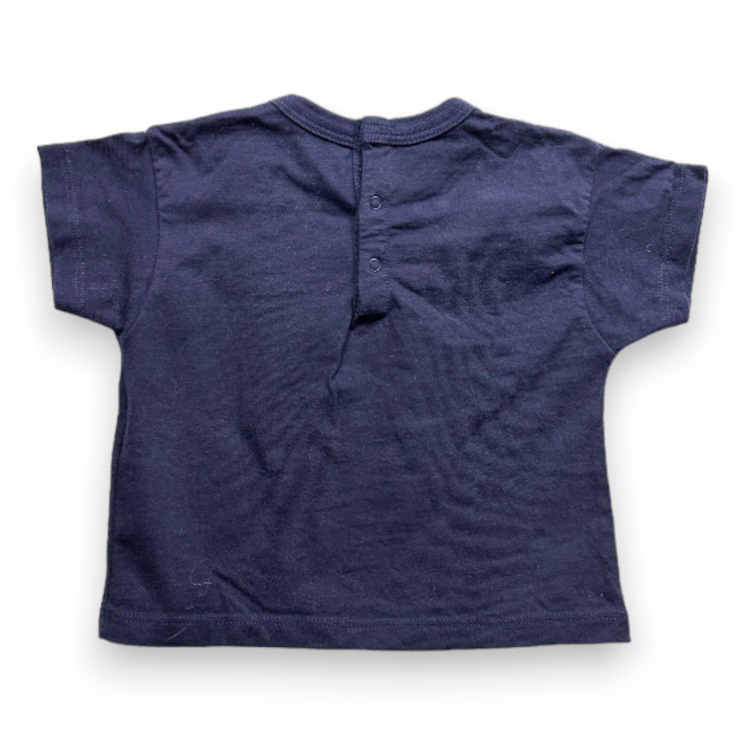 Blue baby T-shirt - 6 months PETIT BATEAU - Seconde Main Blue